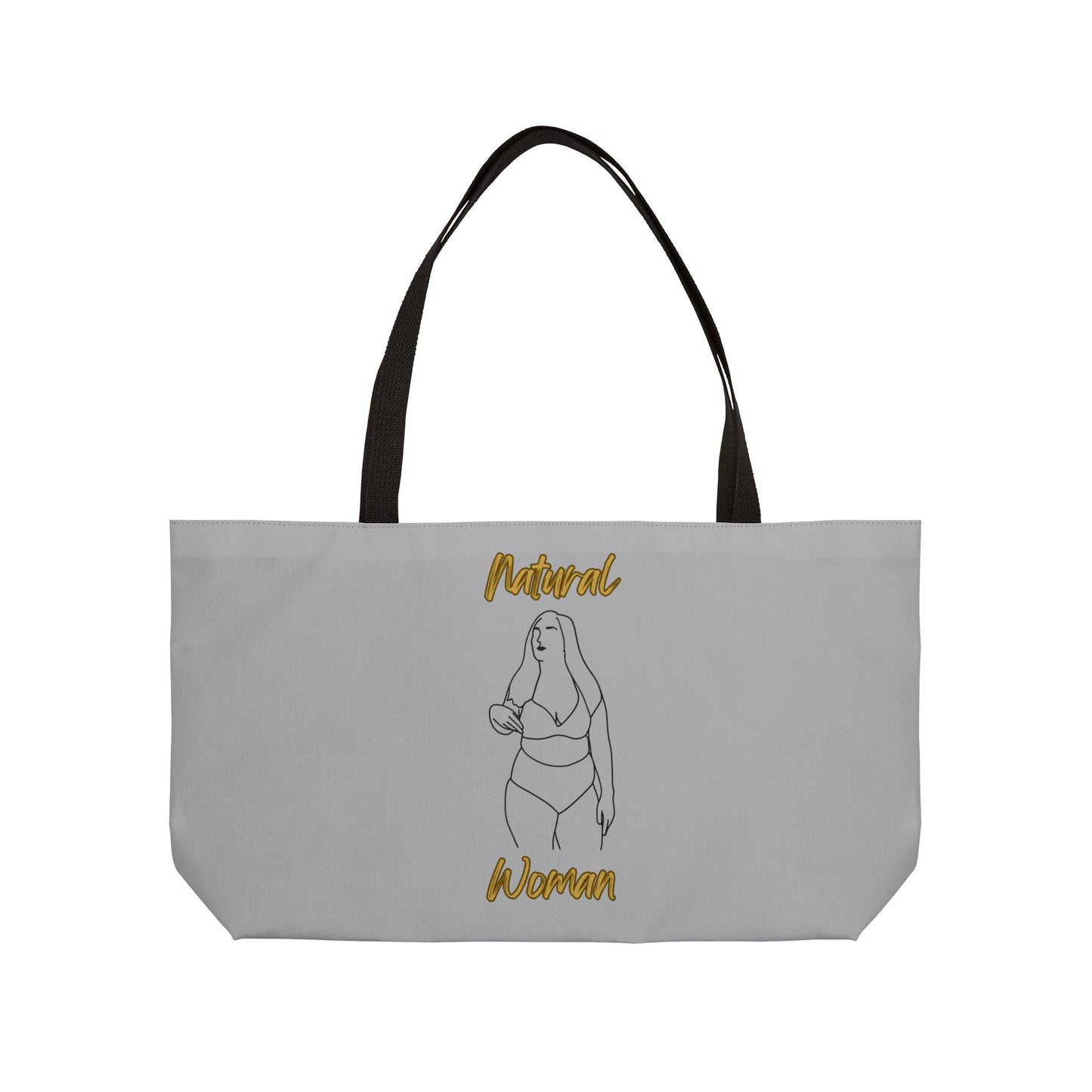 Natural Woman Full Beauty (BL) Weekender Tote Bag LIGHT GREY