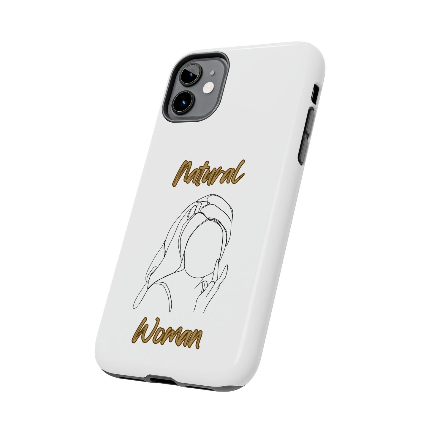 Natural Woman Towel Wrapped (BL)Tough Phone Cases WHITE