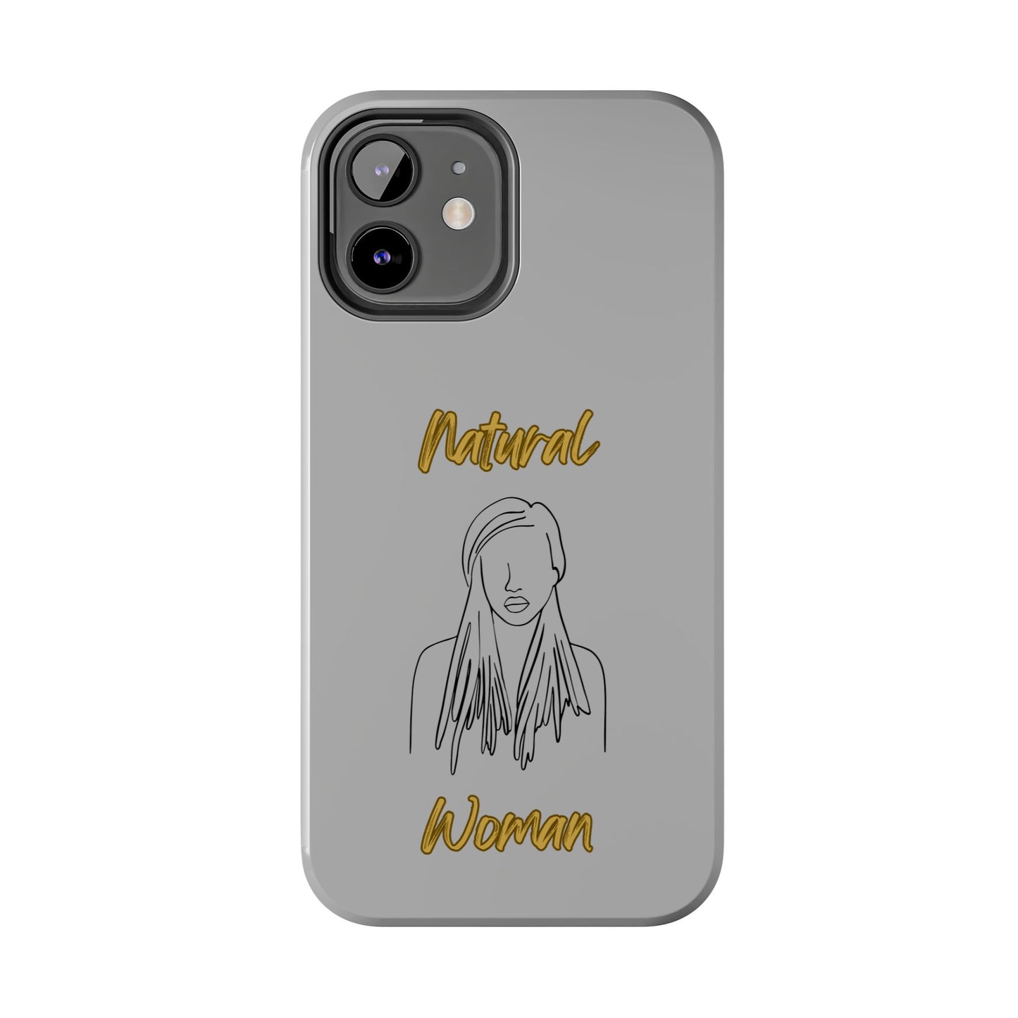 Natural Woman Content (BL)Tough Phone Cases LIGHT GREY