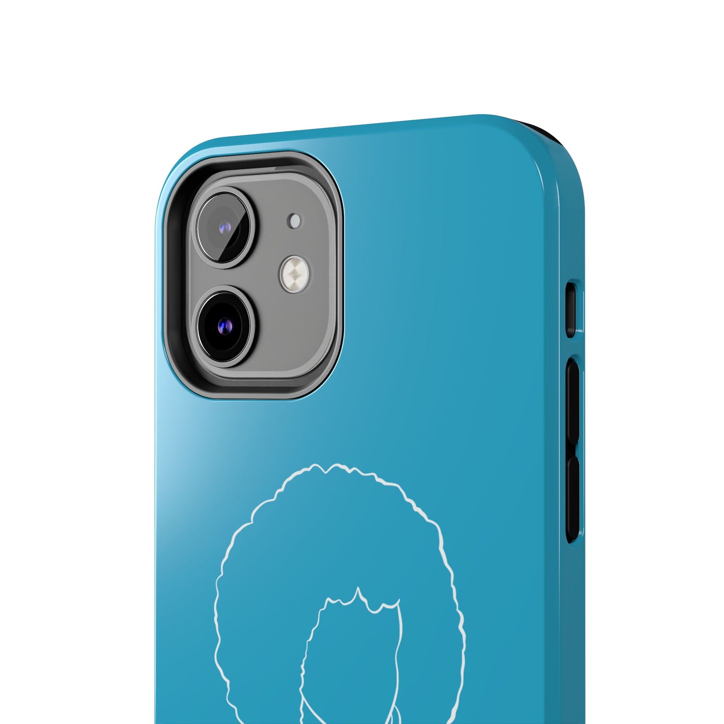 Natural Woman Afro (WL)Tough Phone Cases TURQUOISE