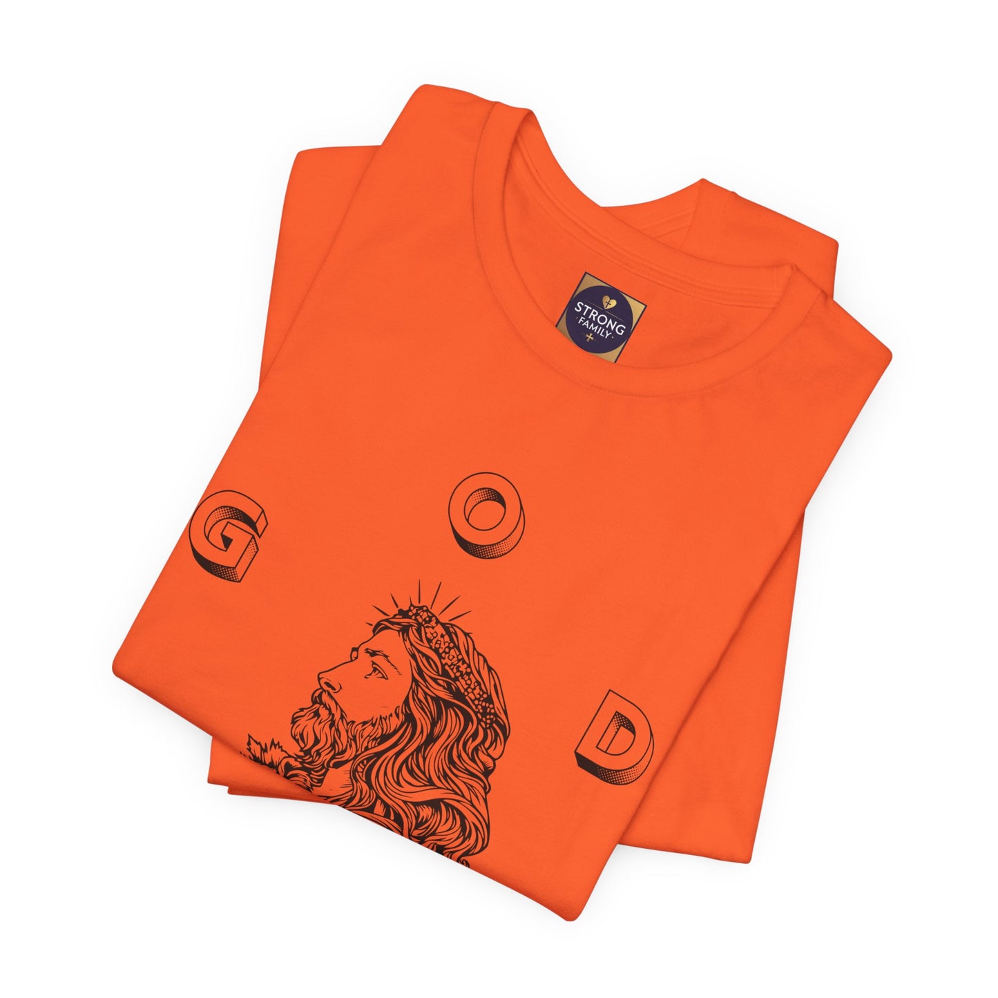 "GOD DID" —(BL) Jesus/Lion Profile