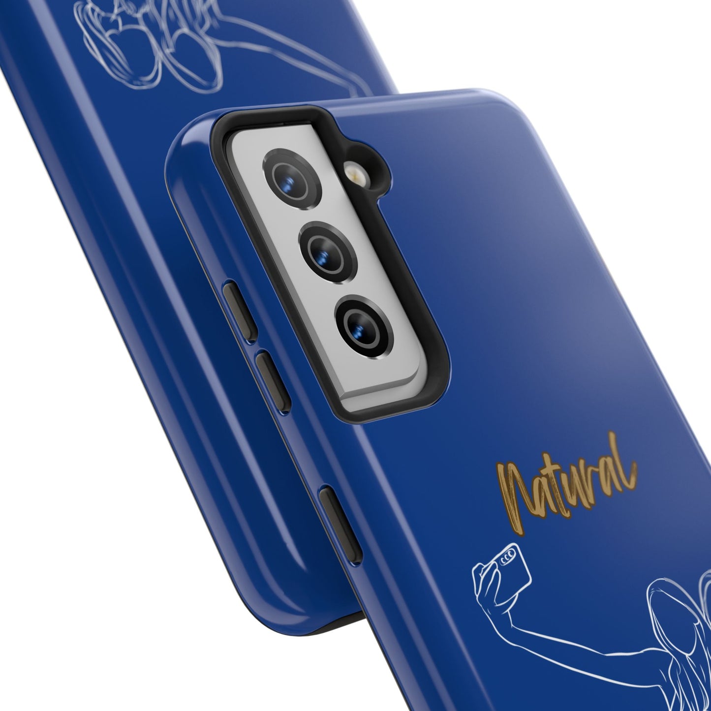 Natural Woman Friends Selfie (WL)Tough Phone Cases DARK BLUE