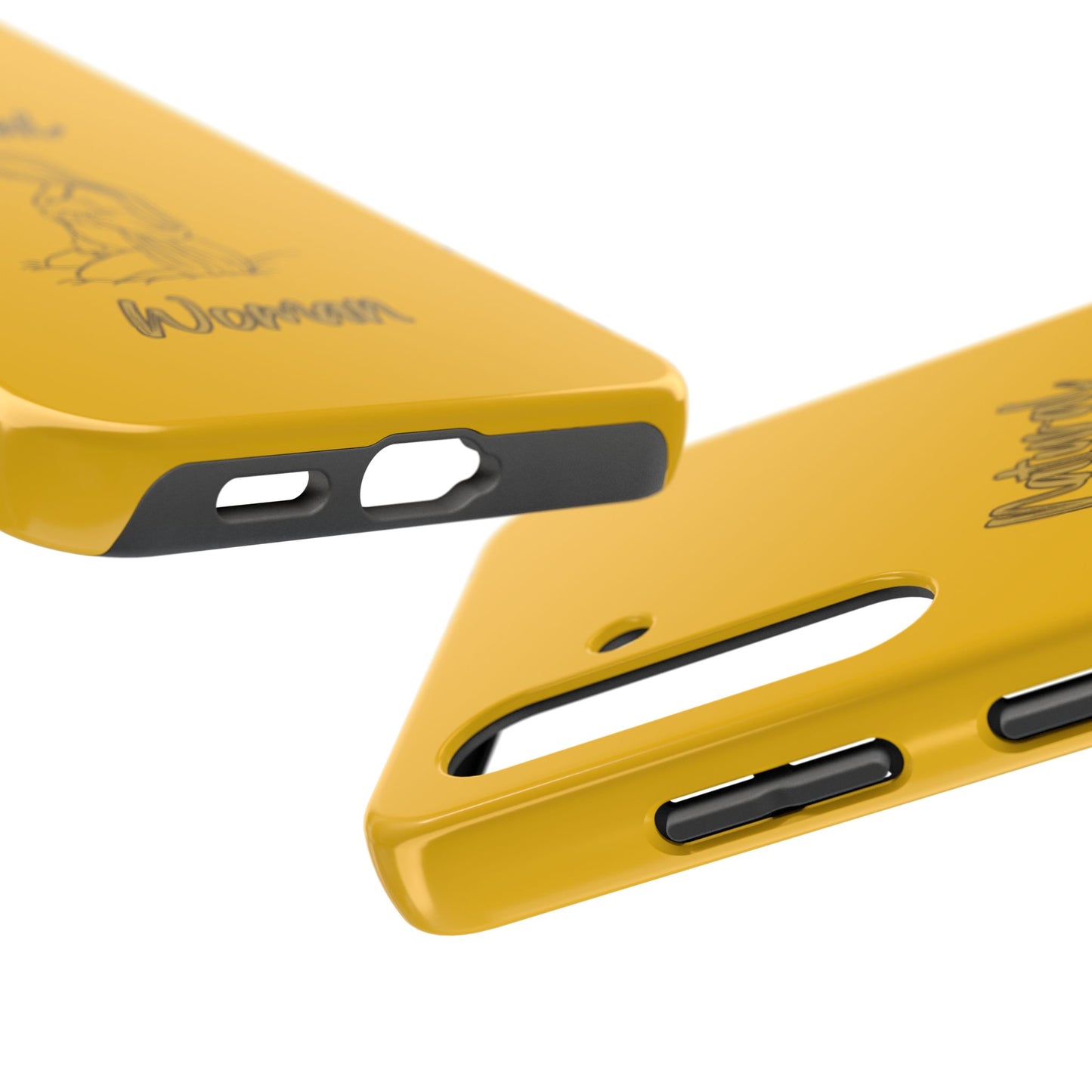 Natural Woman Expecting (BL)Tough Phone Cases YELLOW