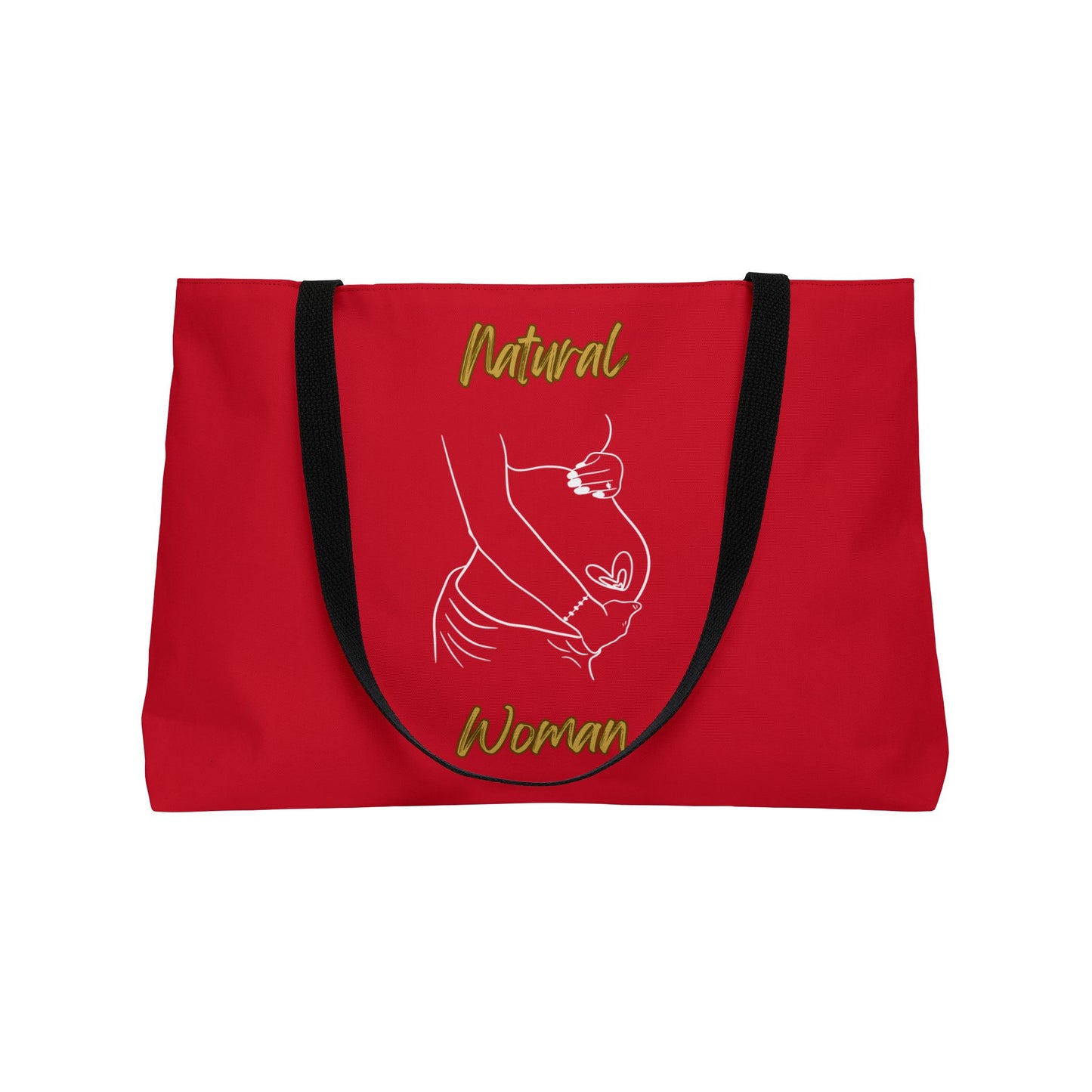 Natural Woman Loved In & Out (WL) Weekender Tote Bag DARK RED