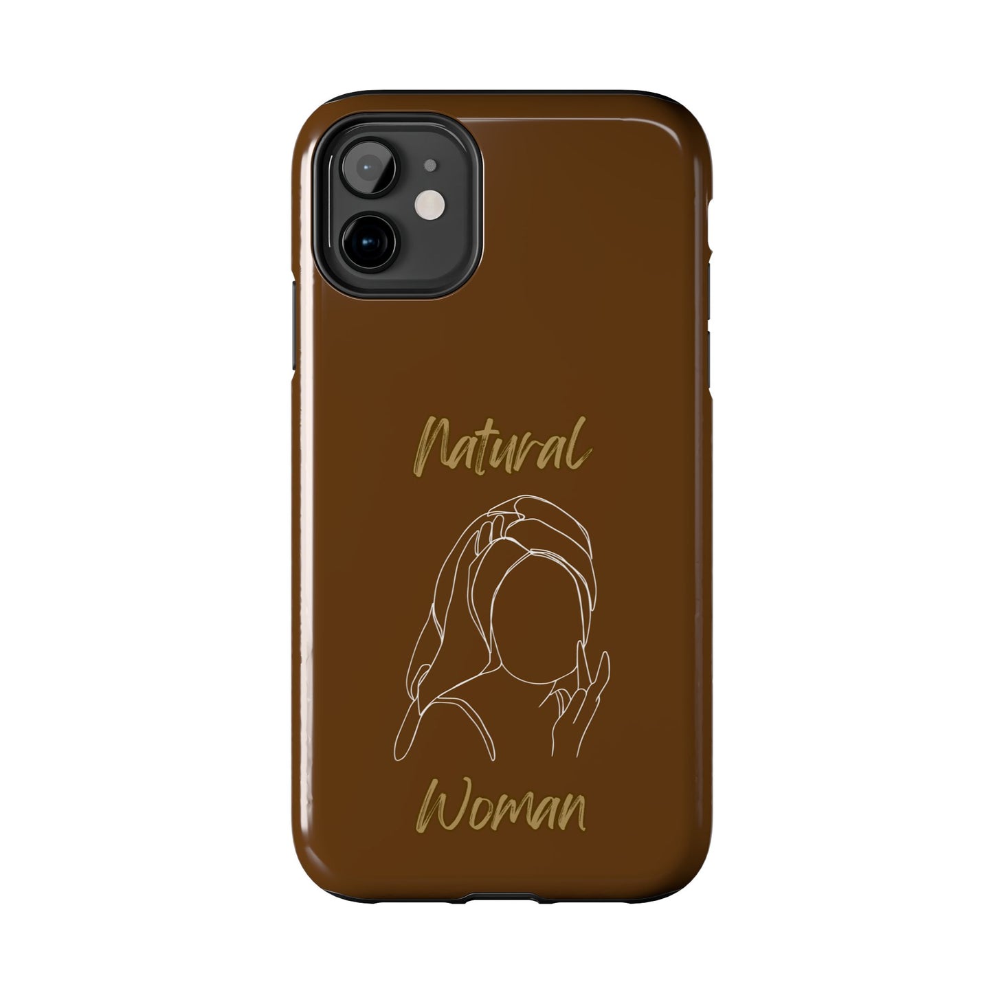 Natural Woman Towel Wrapped (WL)Tough Phone Cases BROWN