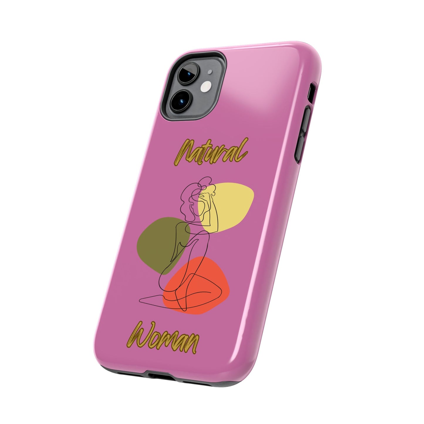 Natural Woman Colorful Pose (BL)Tough Phone Cases LIGHT PINK