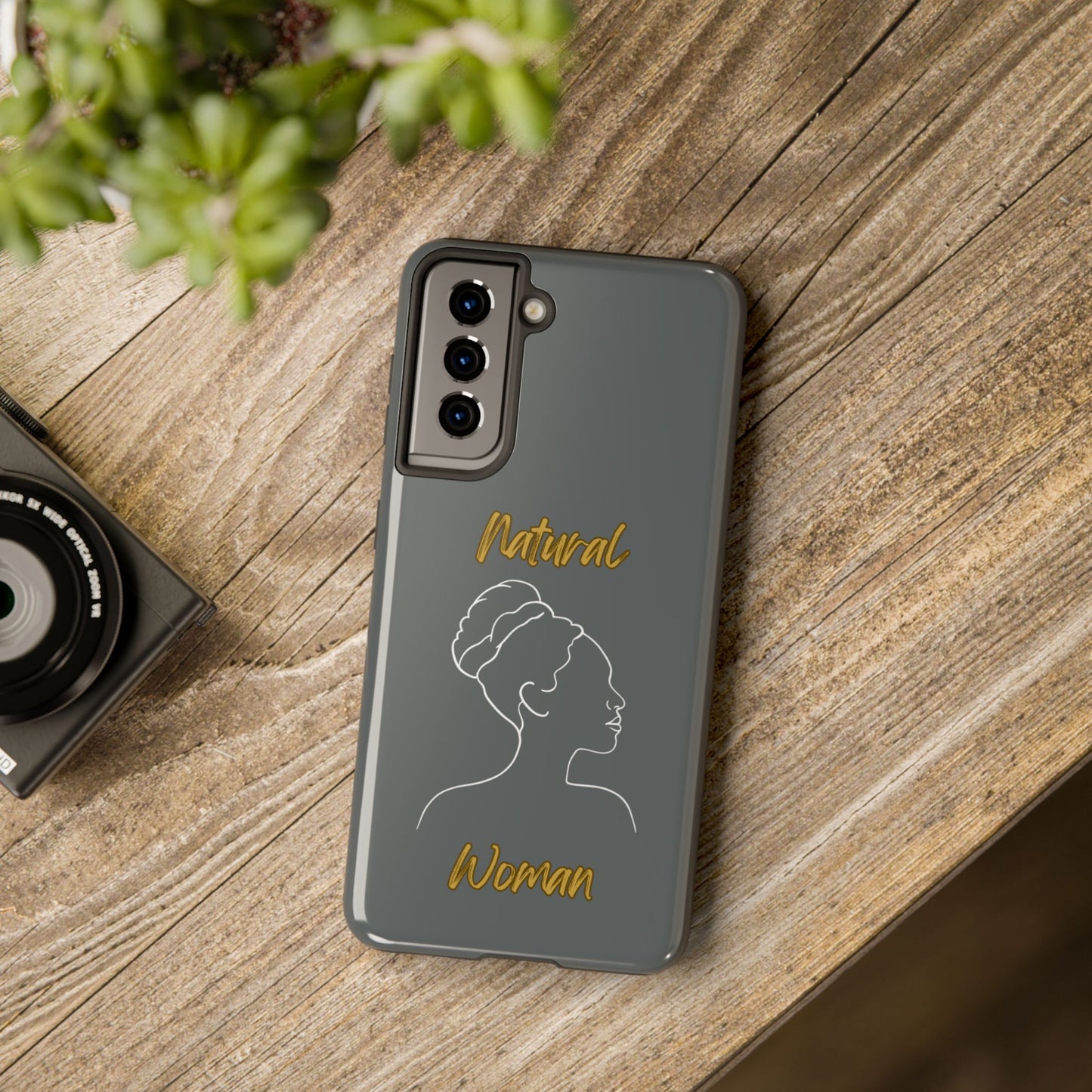 Natural Woman Mixed (WL)Tough Phone Cases DARK GREY