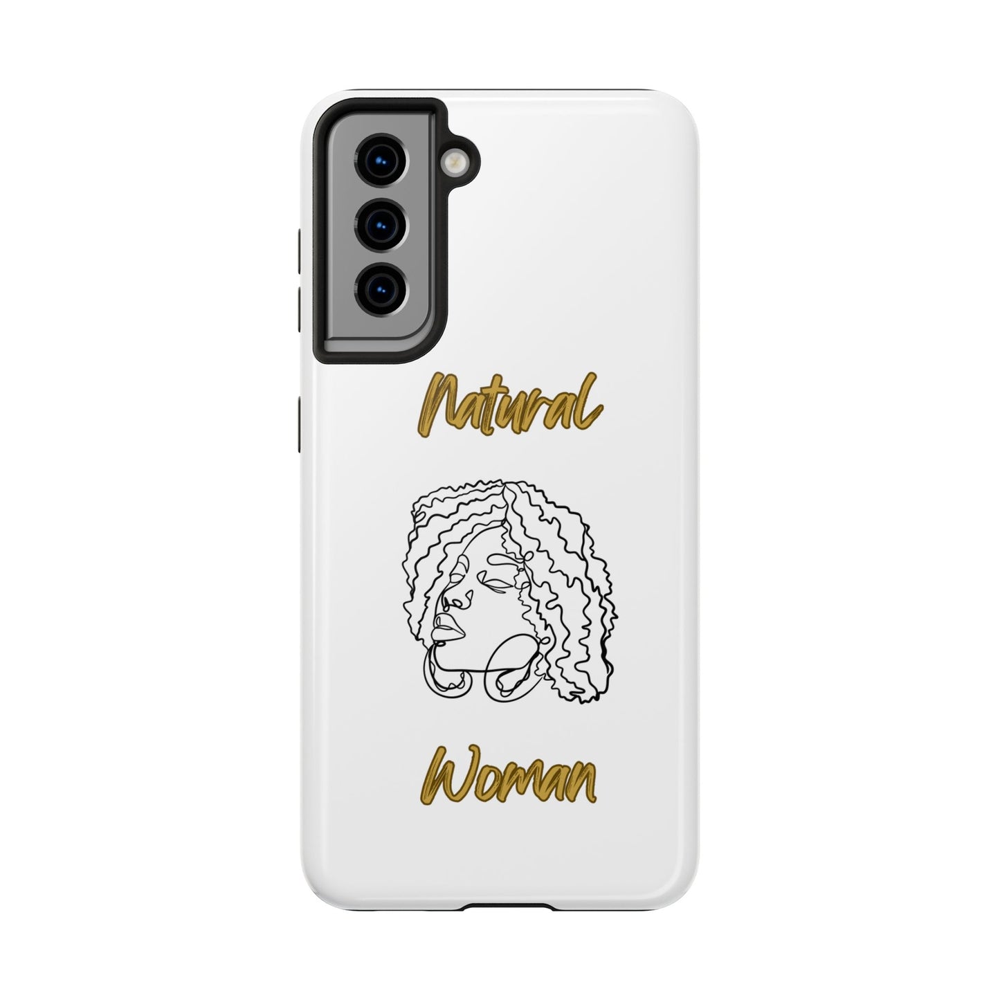 Natural Woman Naturally Me (BL)Tough Phone Cases WHITE
