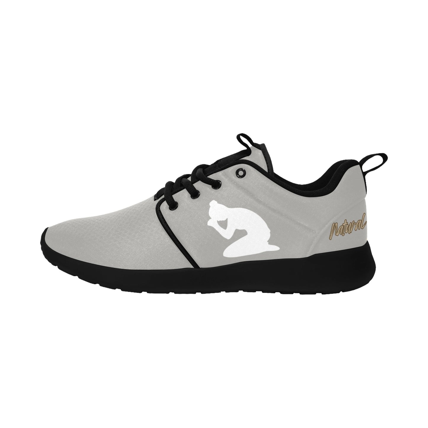 Natural Woman PRAY (WL) GRAY w/ Black Sole Sneakers