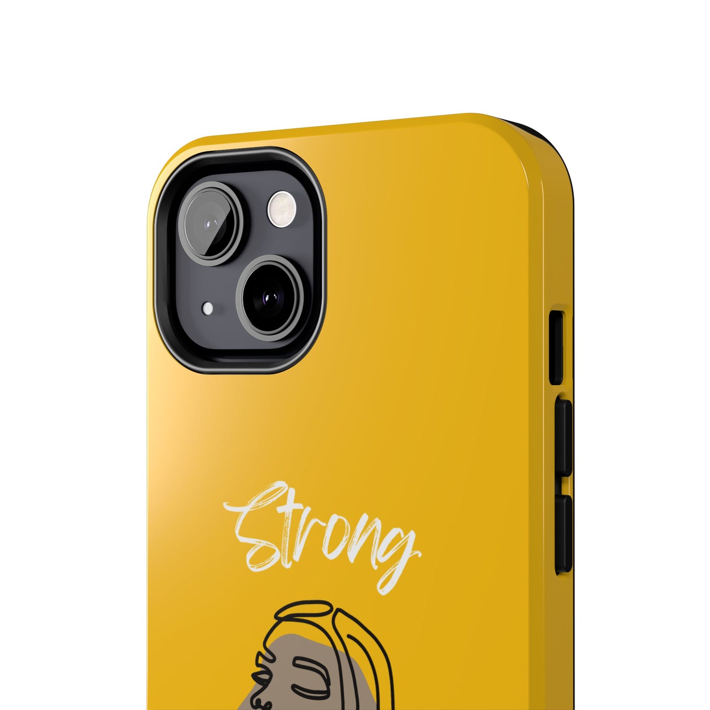 Strong Momma (WL) Tough Phone Cases YELLOW