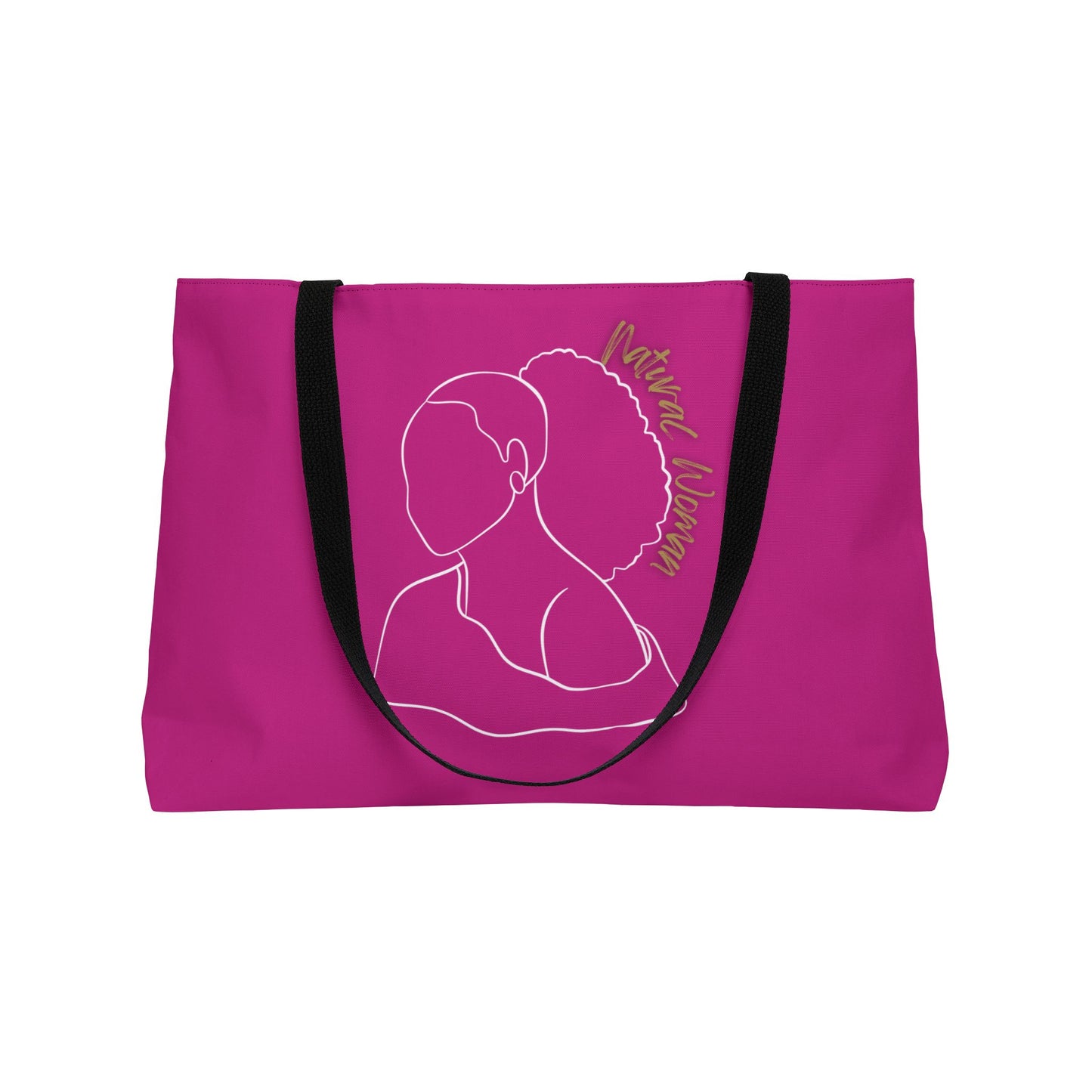 Natural Woman Behind Head (WL) Weekender Tote Bag PINK