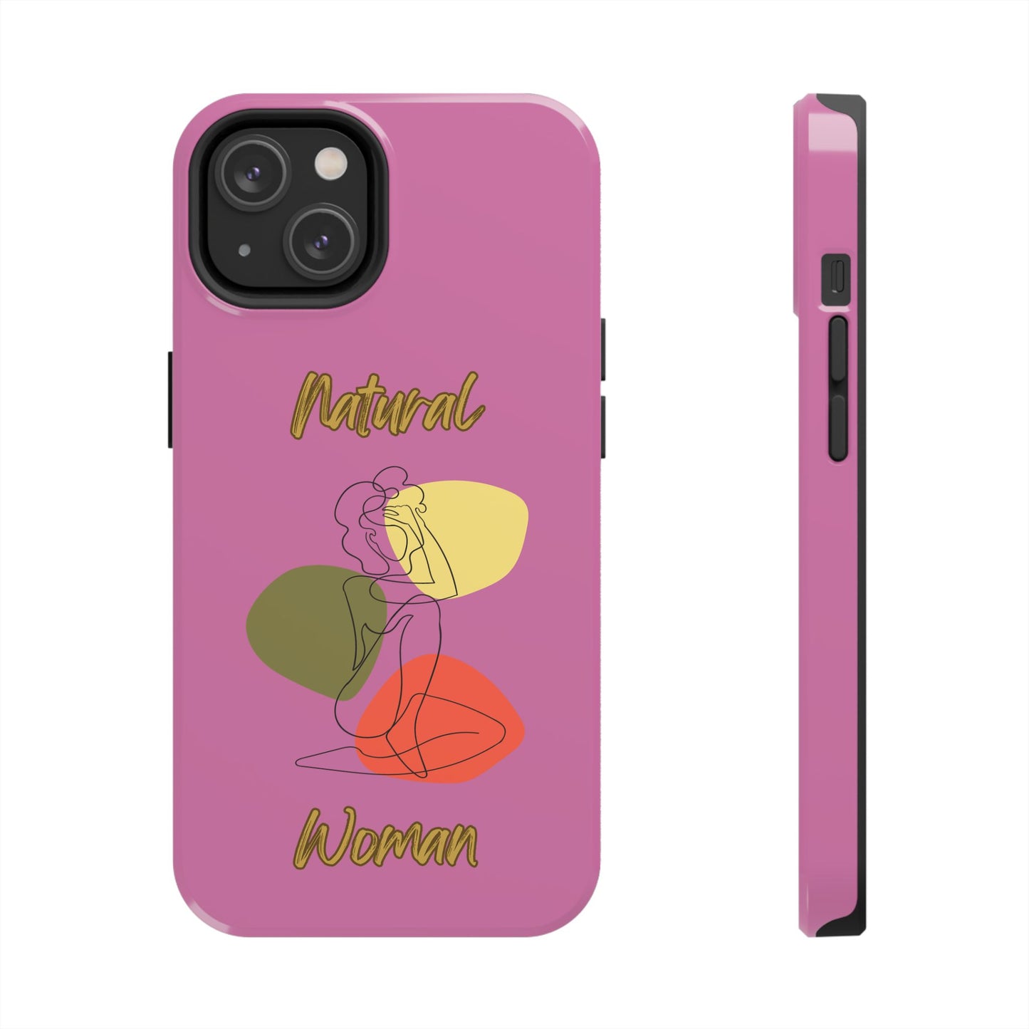 Natural Woman Colorful Pose (BL)Tough Phone Cases LIGHT PINK