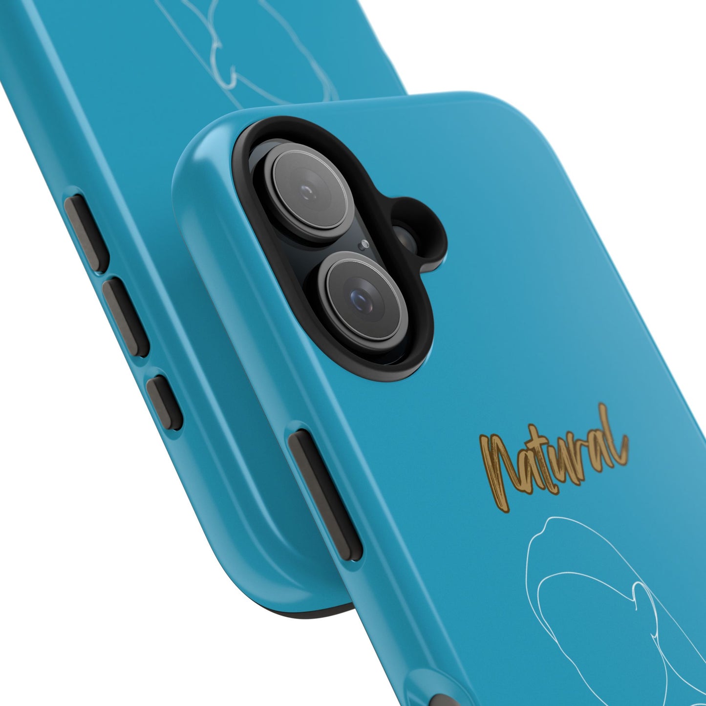 Natural Woman Tilted Look (WL) Tough Phone Cases TURQUOISE