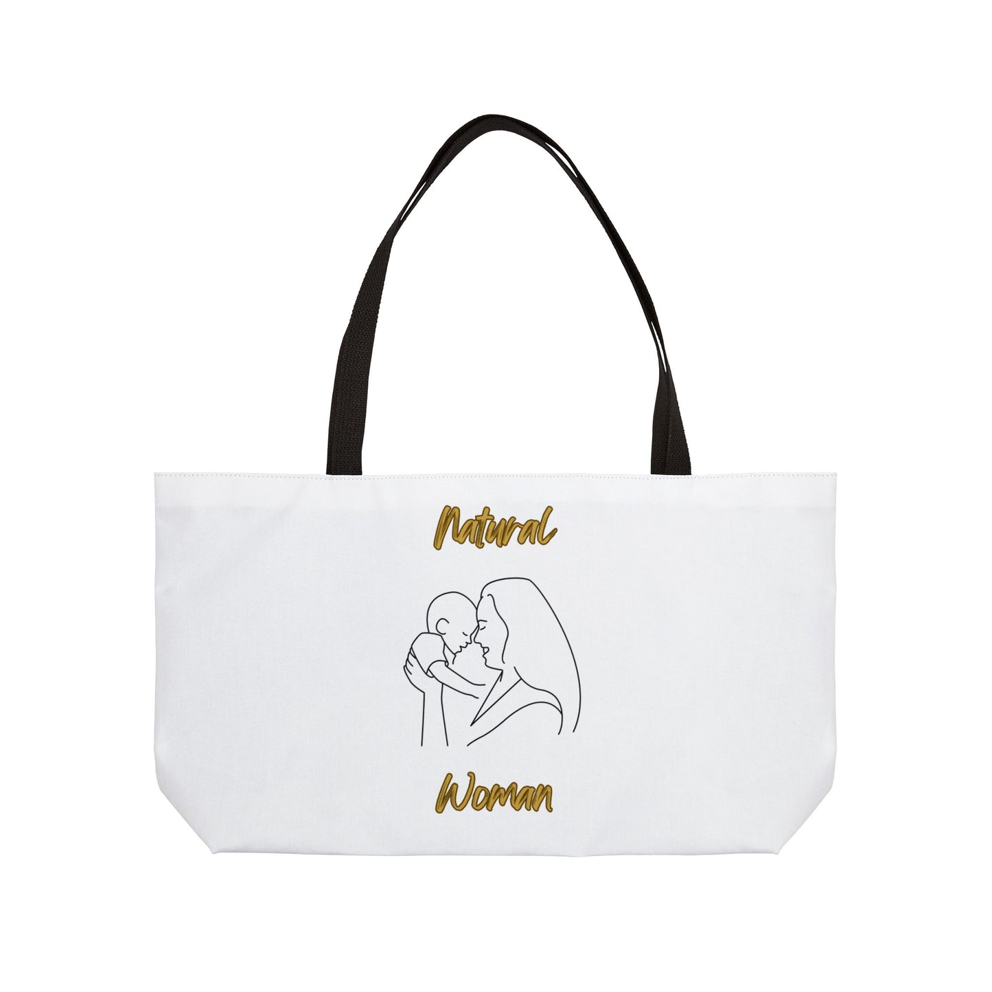 Natural Woman Joy (BL) Weekender Tote Bag WHITE
