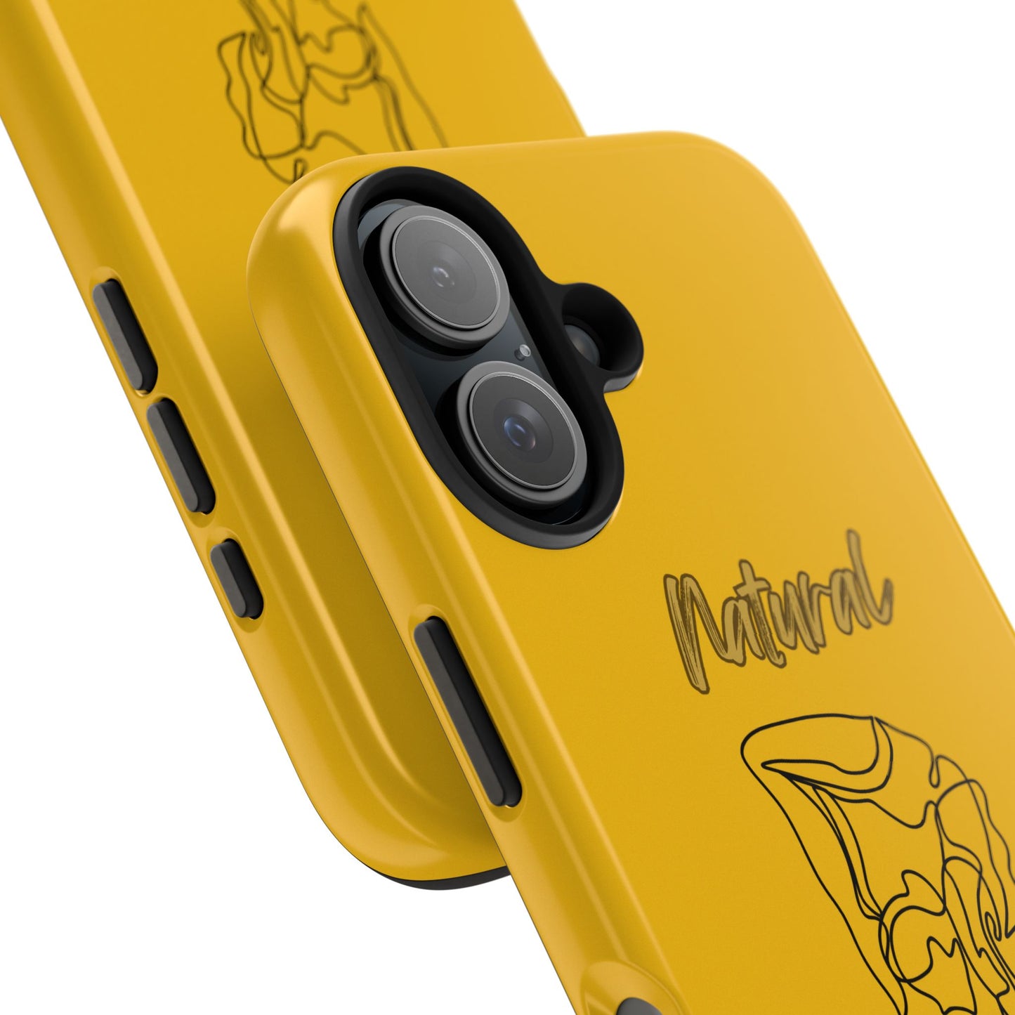 Natural Woman Flexible (BL)Tough Phone Cases YELLOW