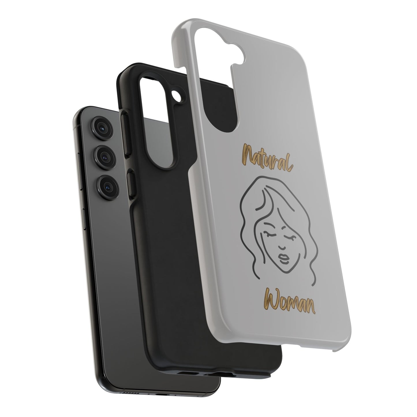 Natural Woman Modest (BL)Tough Phone Cases LIGHT GREY