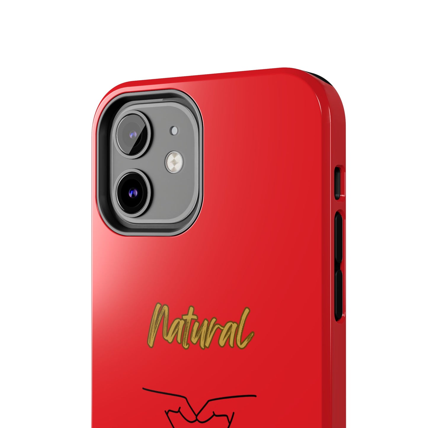Natural Woman I Love You (BL)Tough Phone Cases RED