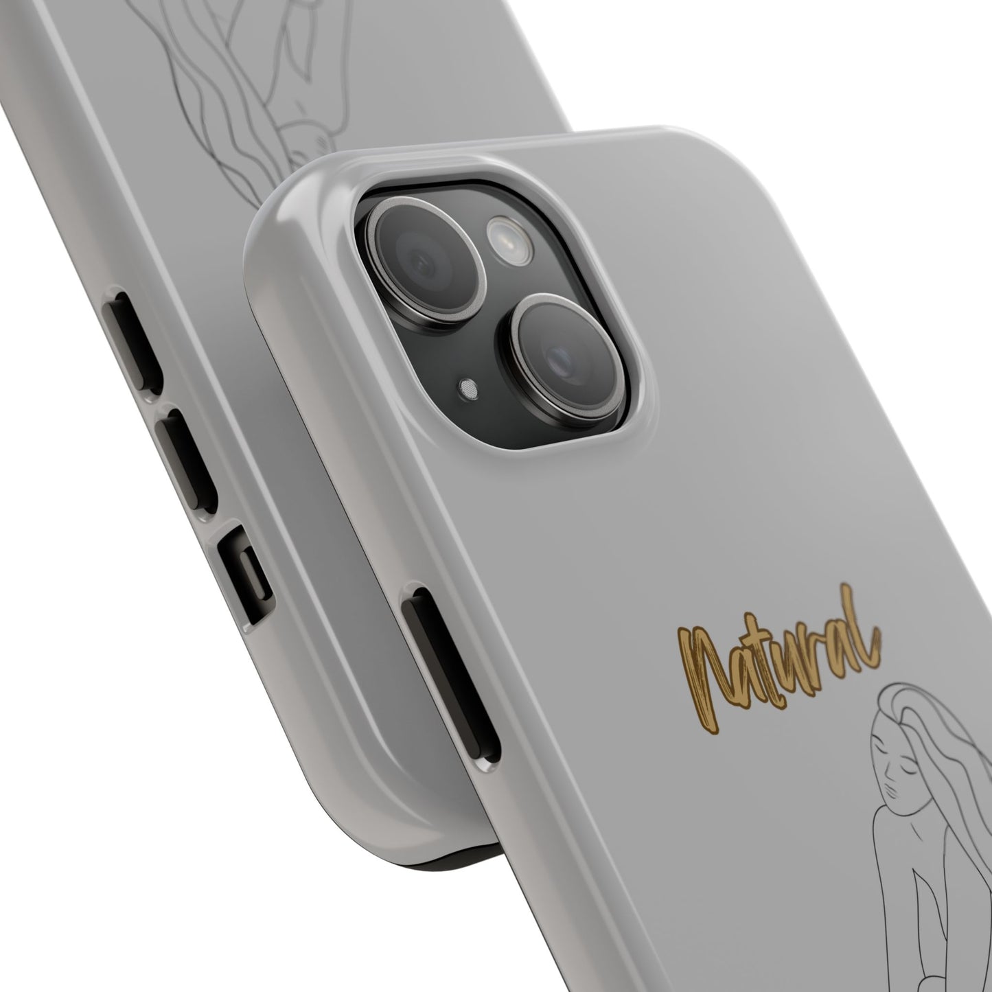 Natural Woman Beauty (BL) Tough Phone Cases LIGHT GREY