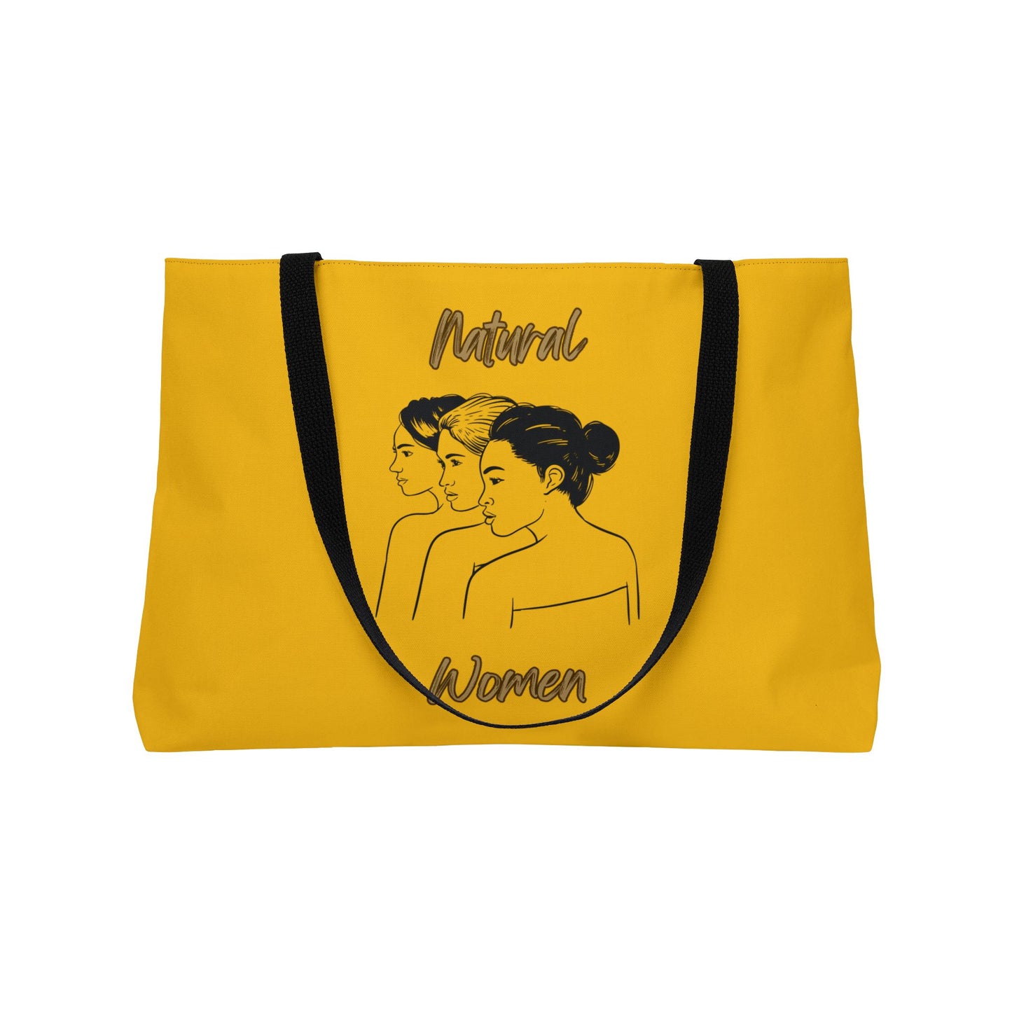 Natural Women United Friends (BL) Weekender Tote Bag YELLOW
