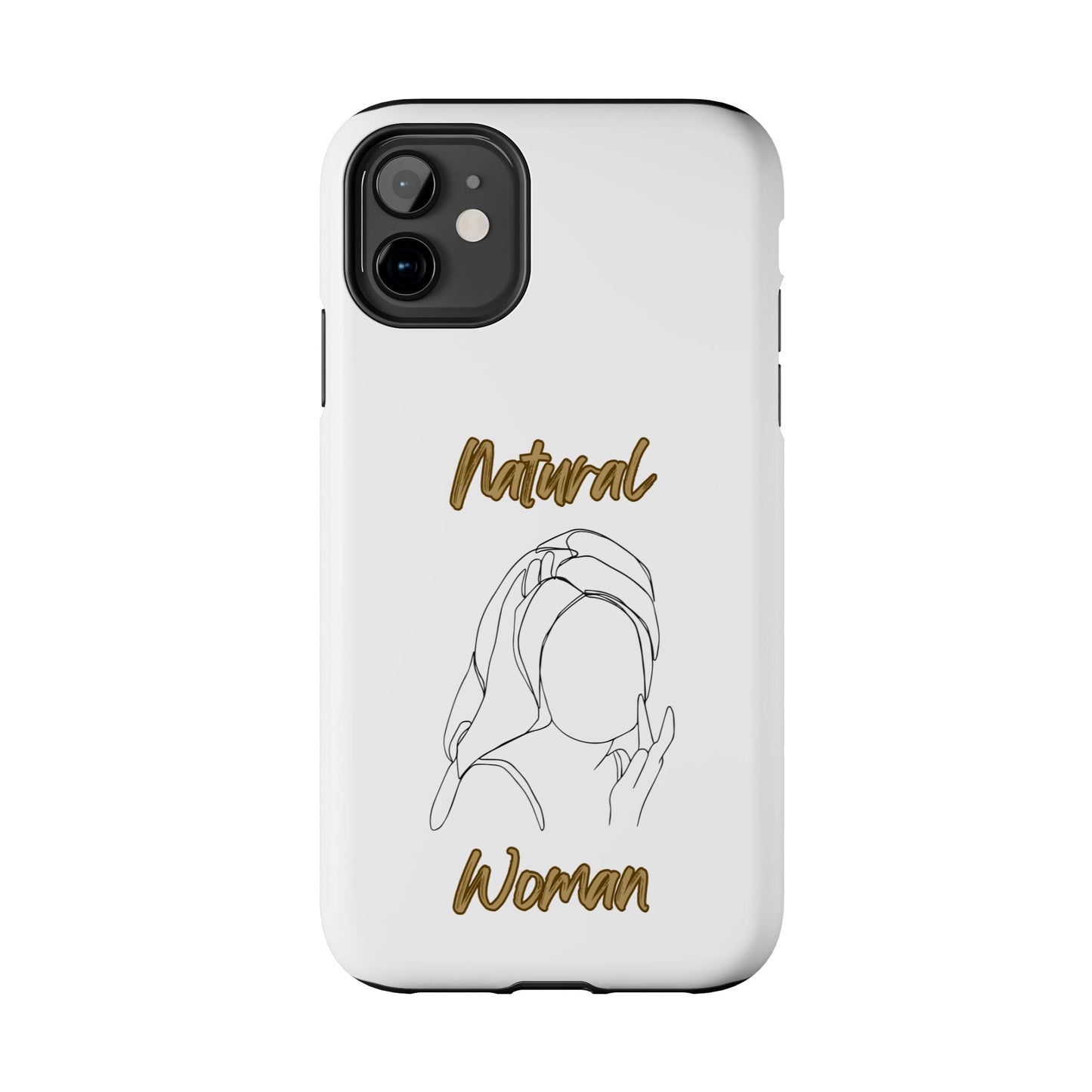 Natural Woman Towel Wrapped (BL)Tough Phone Cases WHITE