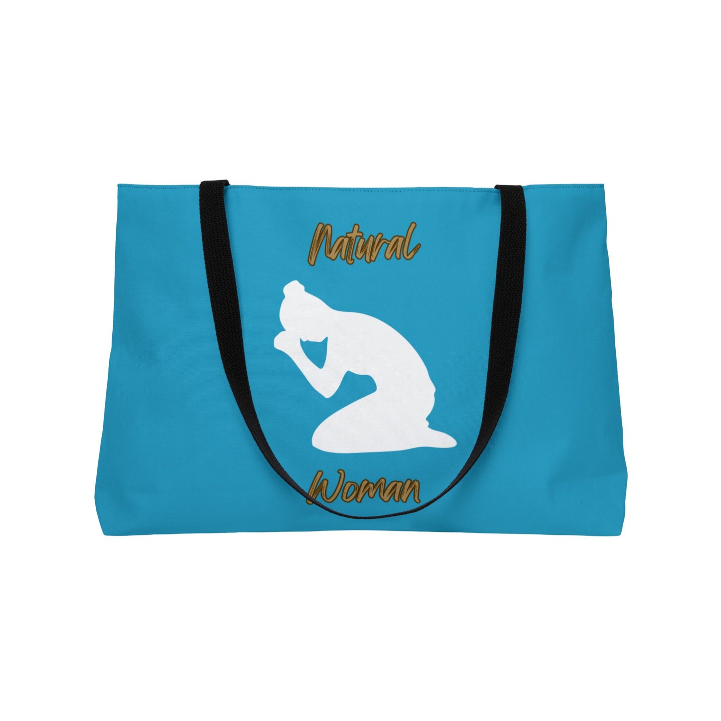 Natural Woman Pray (WL) Weekender Tote Bag TURQUOISE