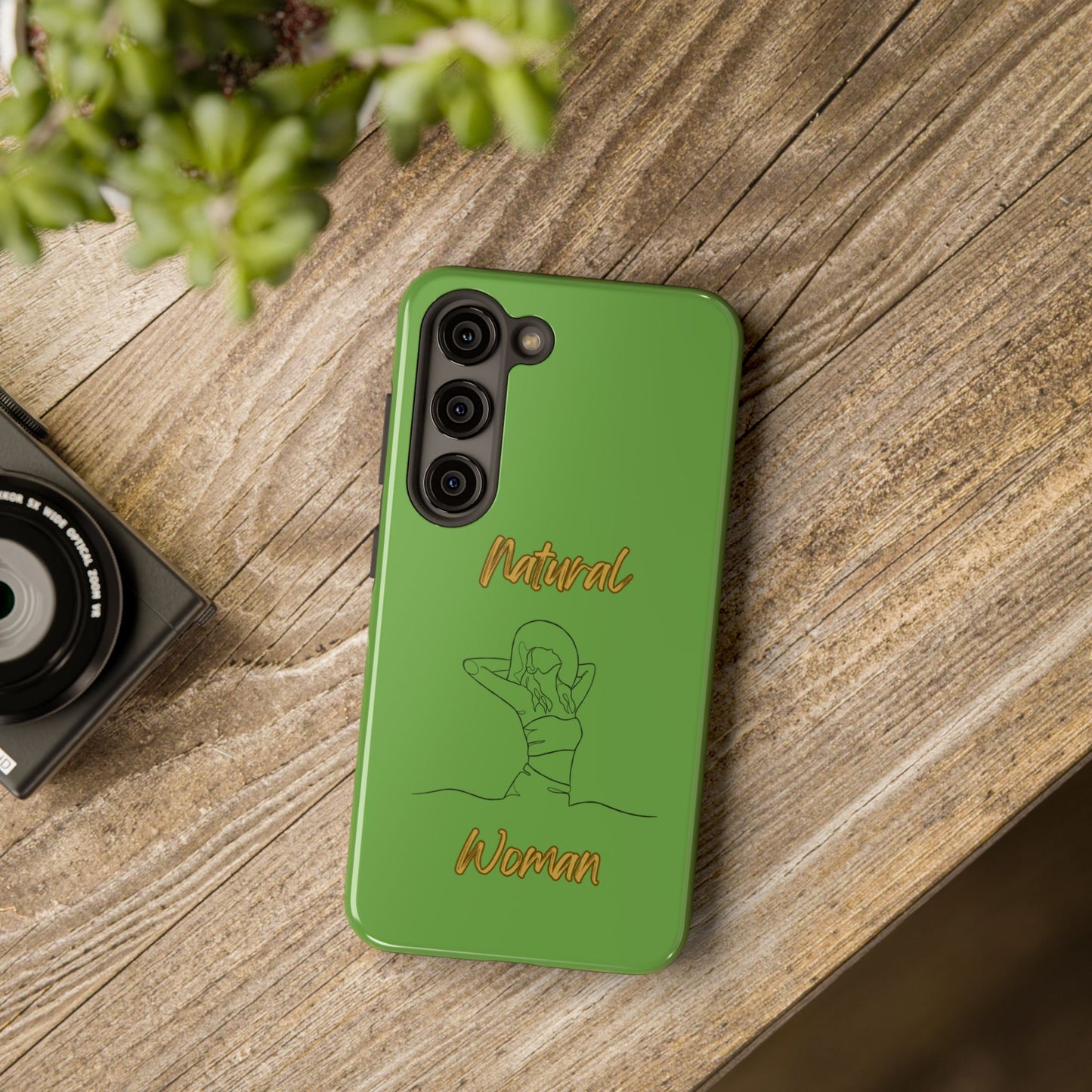 Natural Woman Sun Fun (BL)Tough Phone Cases GREEN