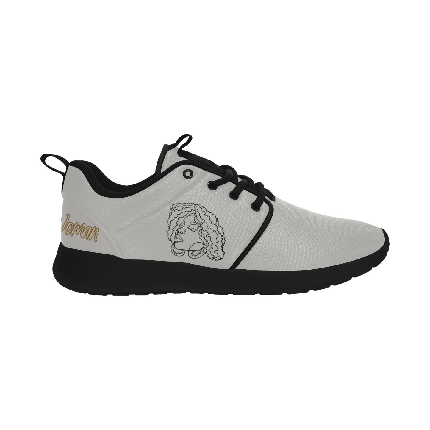 Natural Woman NATURALLY ME (BL) GRAY w/ Black Sole Sneakers