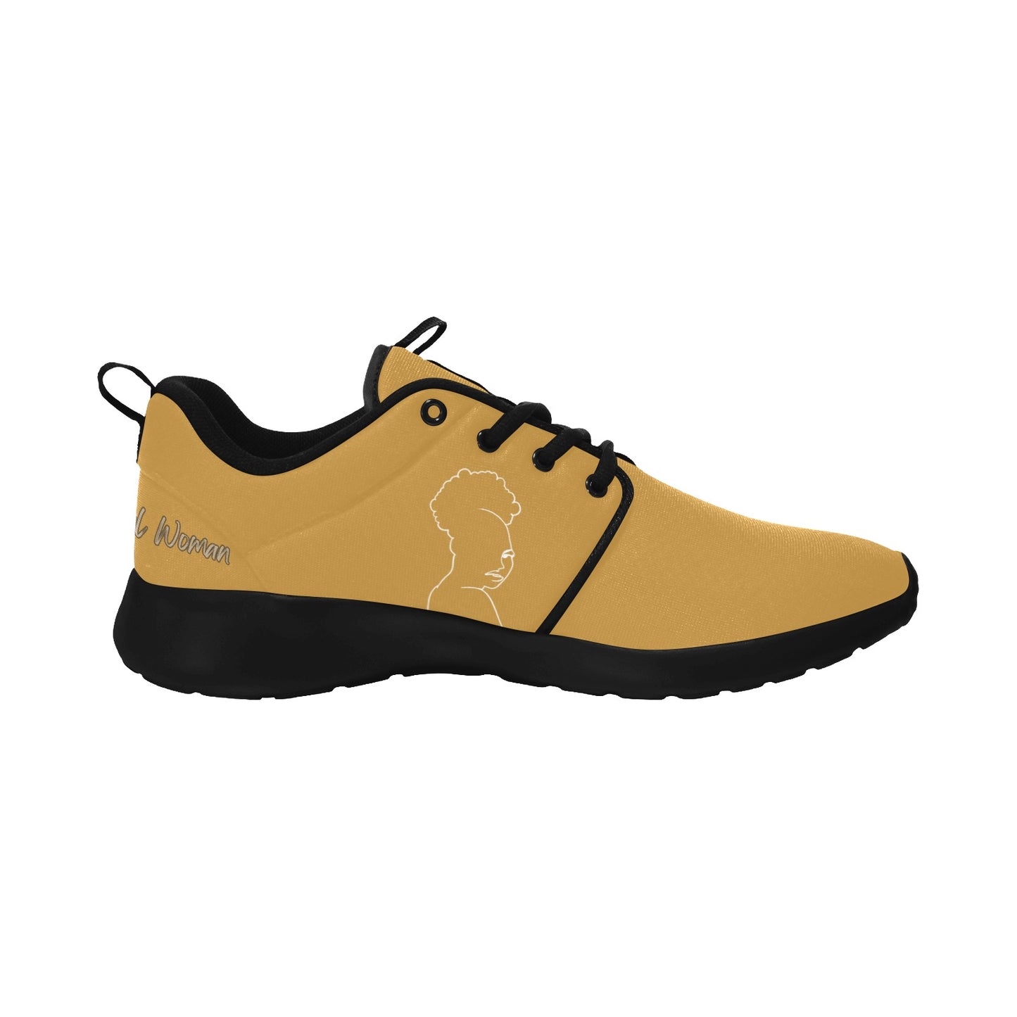 Natural Woman TWIST AFRO (WL) MODERATE ORANGE w/ Black Sole Sneakers
