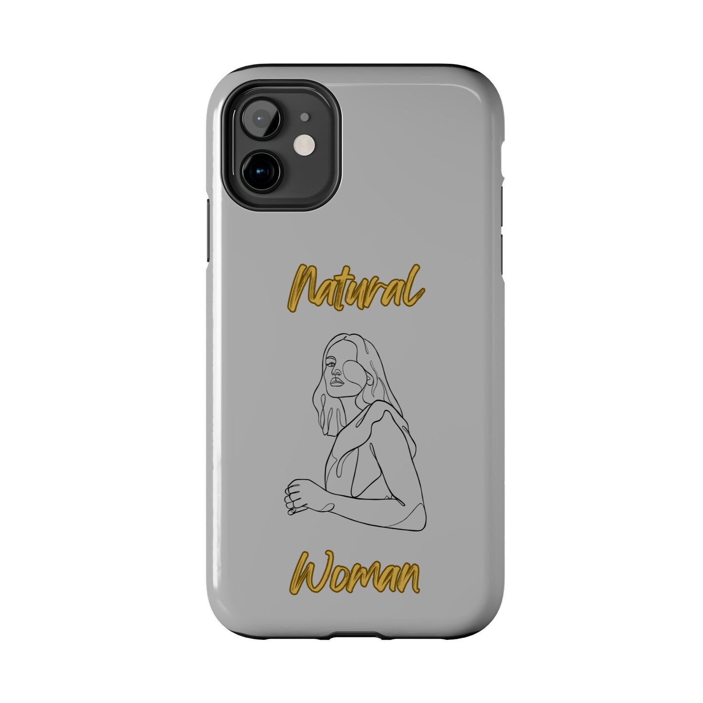Natural Woman Care Free (BL)Tough Phone Cases LIGHT GREY