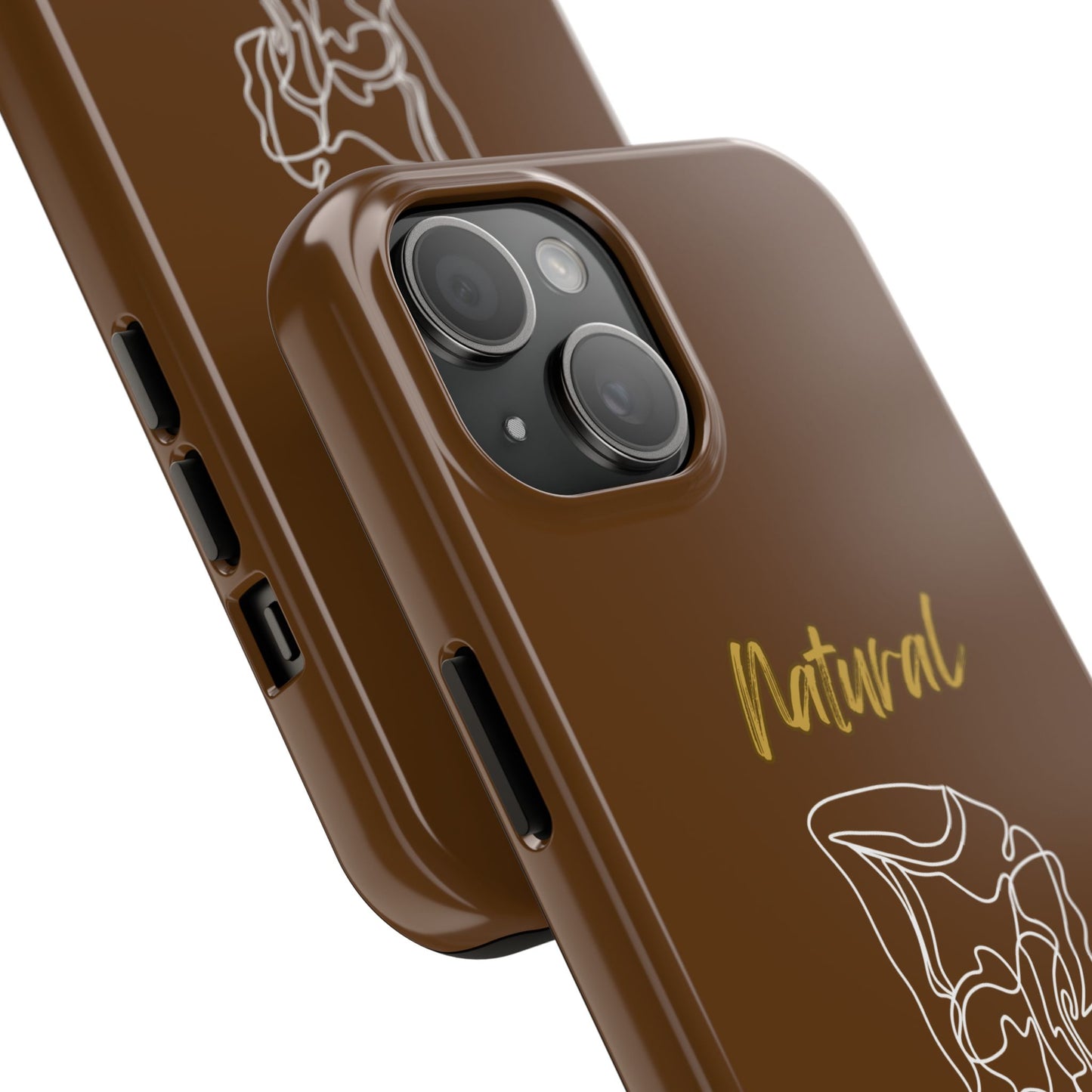 Natural Woman Flexible (WL)Tough Phone Cases BROWN