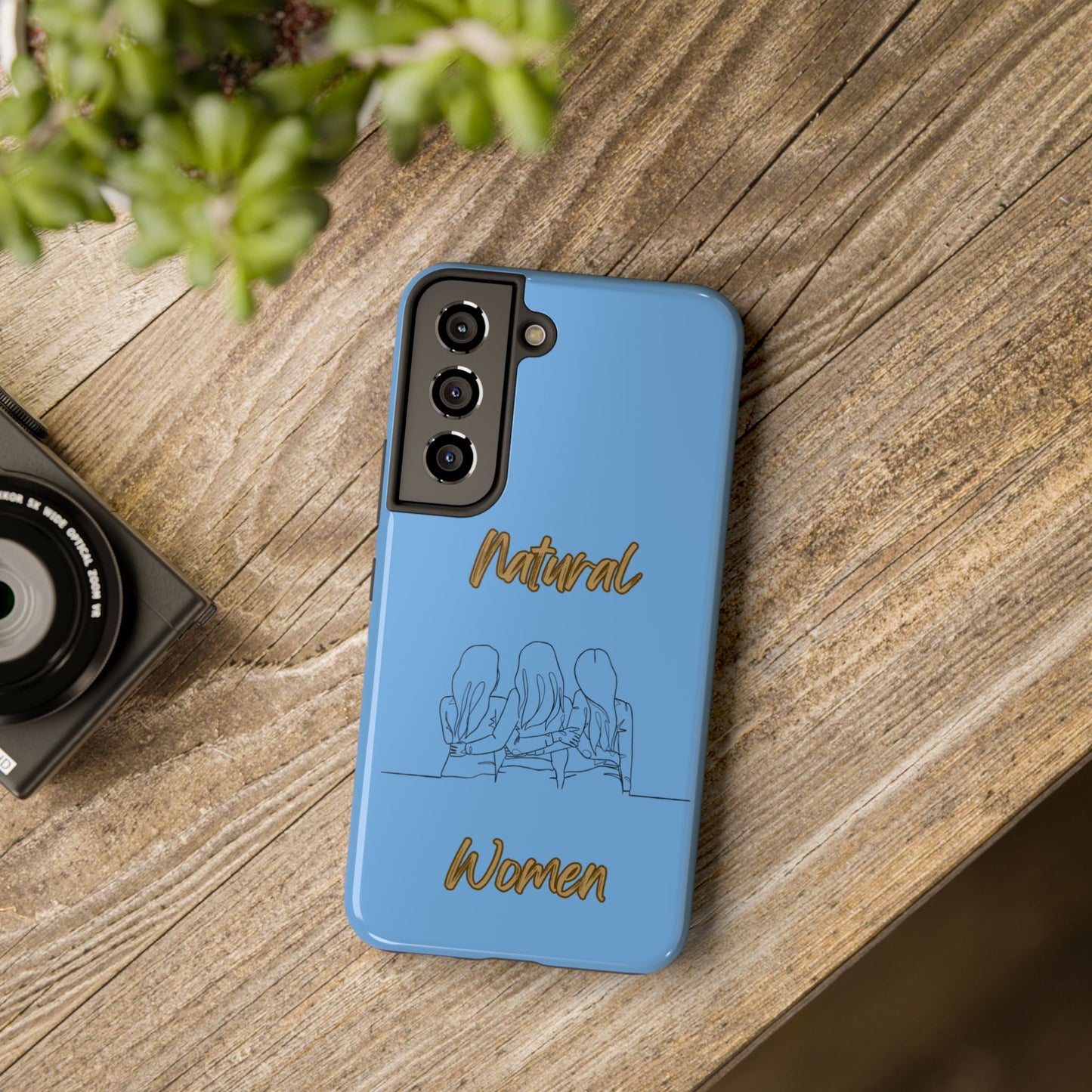 Natural Woman Loving Friends (BL)Tough Phone Cases LIGHT BLUE