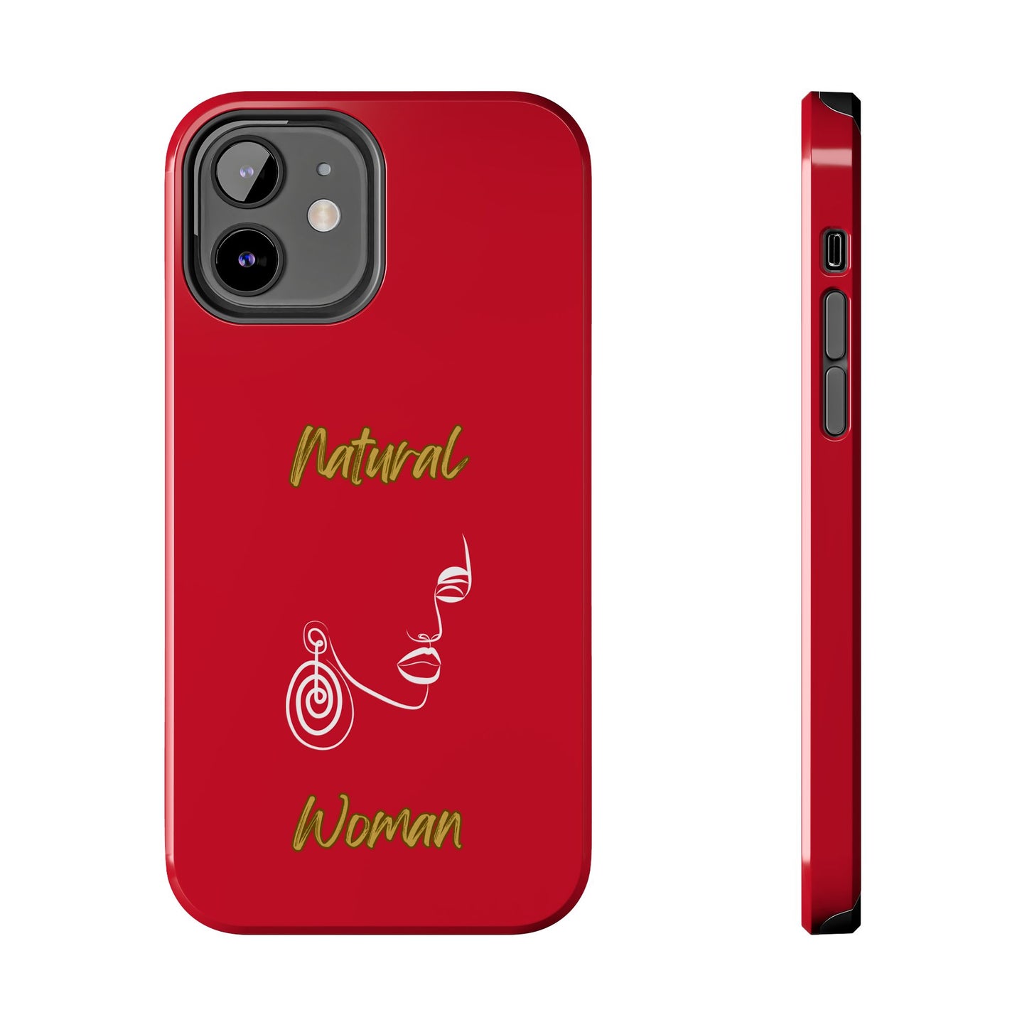 Natural Woman Music In My Soul (WL)Tough Phone Cases DARK RED