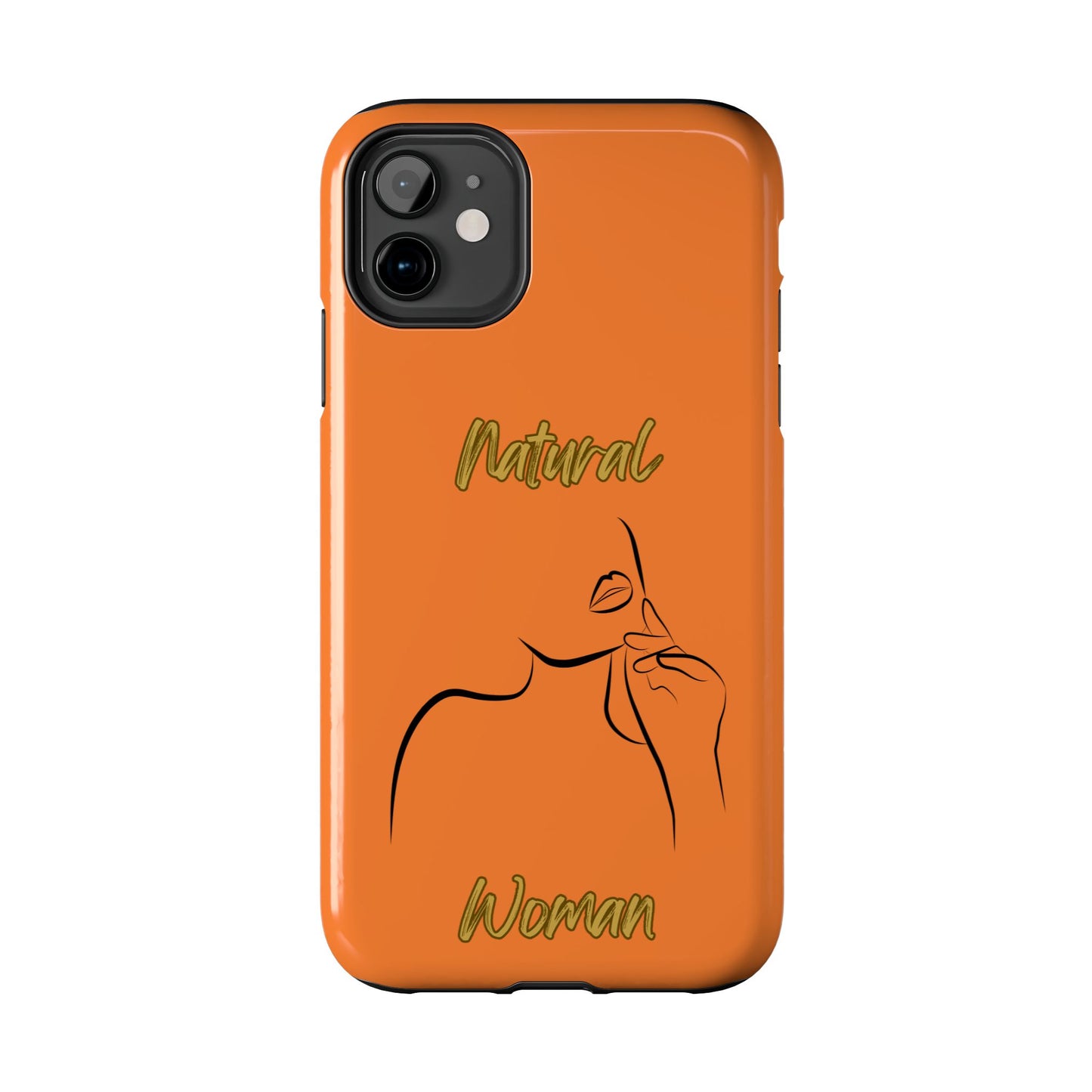 Natural Woman Chin Up (BL)Tough Phone Cases CUSTA