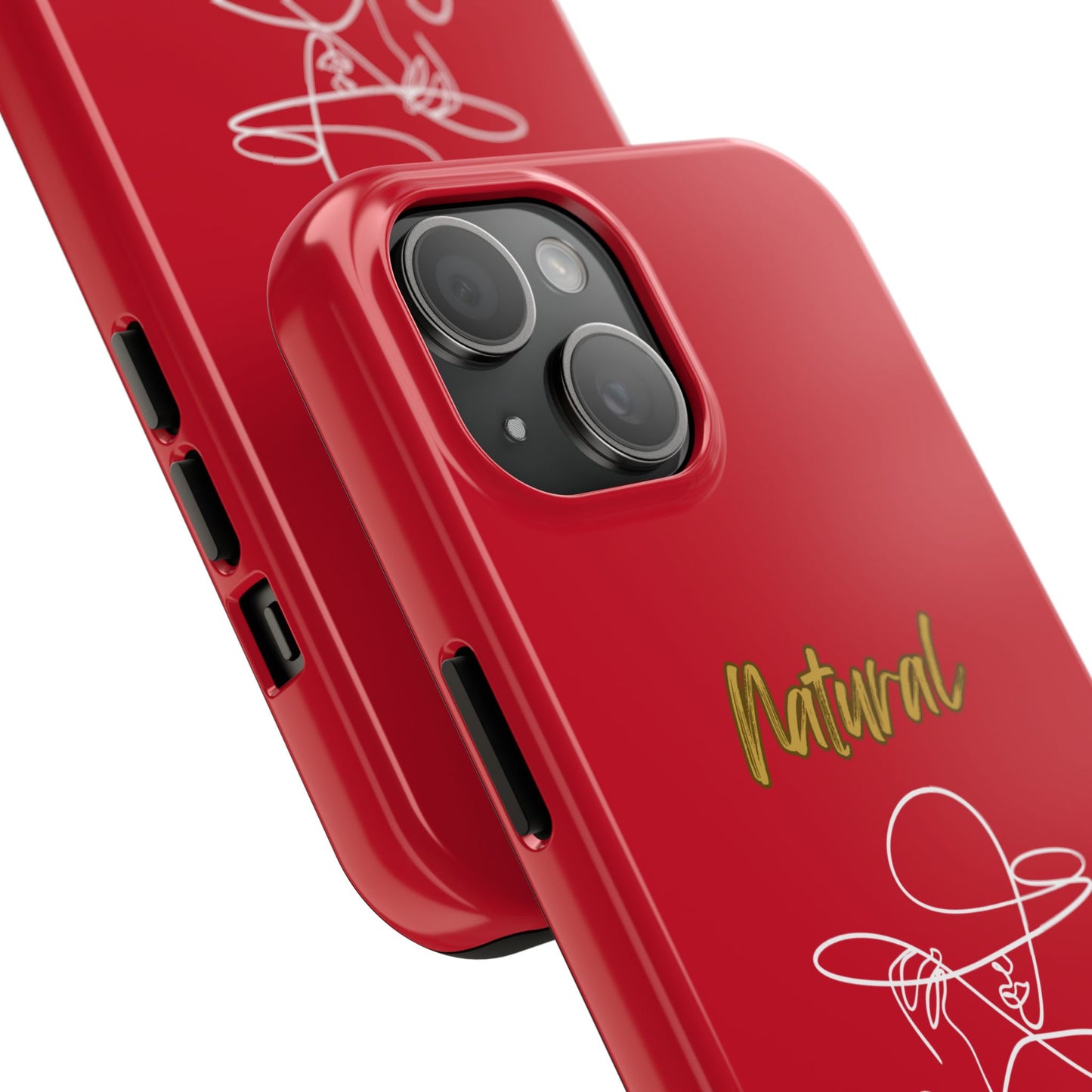 Natural Woman An Original (WL)Tough Phone Cases DARK RED