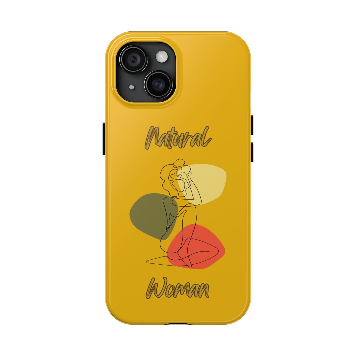 Natural Woman Colorful Pose (BL)Tough Phone Cases YELLOW