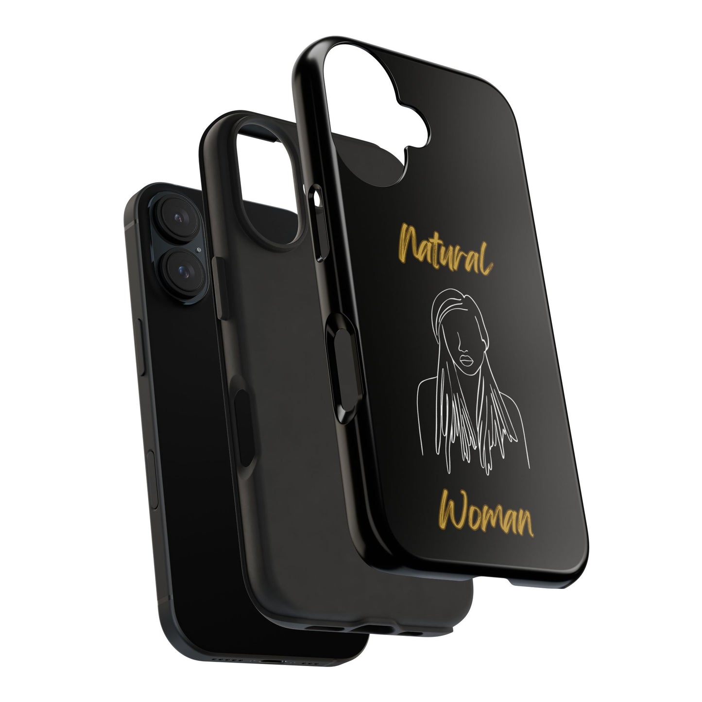 Natural Woman Content (WL)Tough Phone Cases BLACK