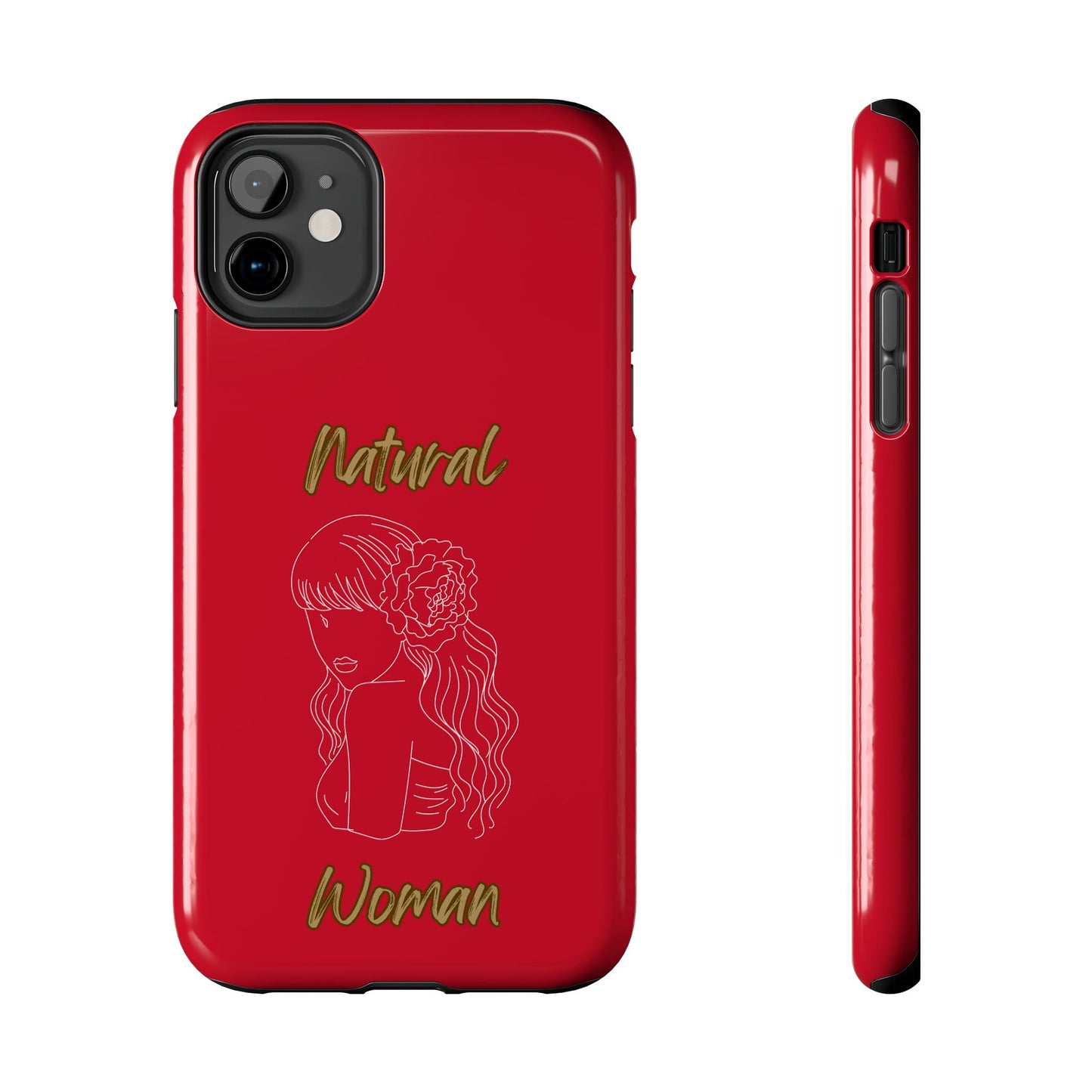 Natural Woman Newness (WL)Tough Phone Cases DARK RED