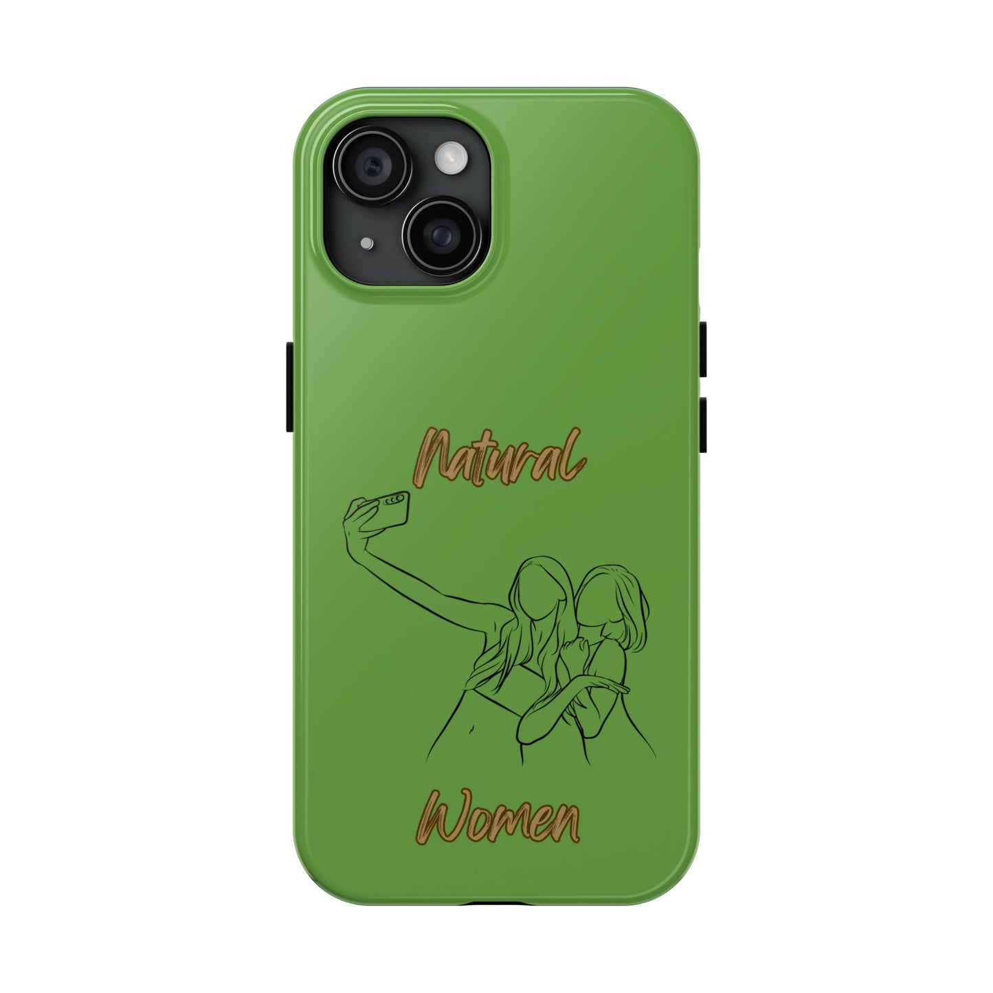Natural Woman Friends Selfie (BL)Tough Phone Cases GREEN