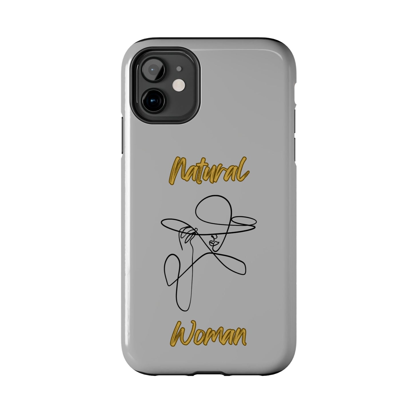 Natural Woman An Original (BL)Tough Phone Cases LIGHT GREY