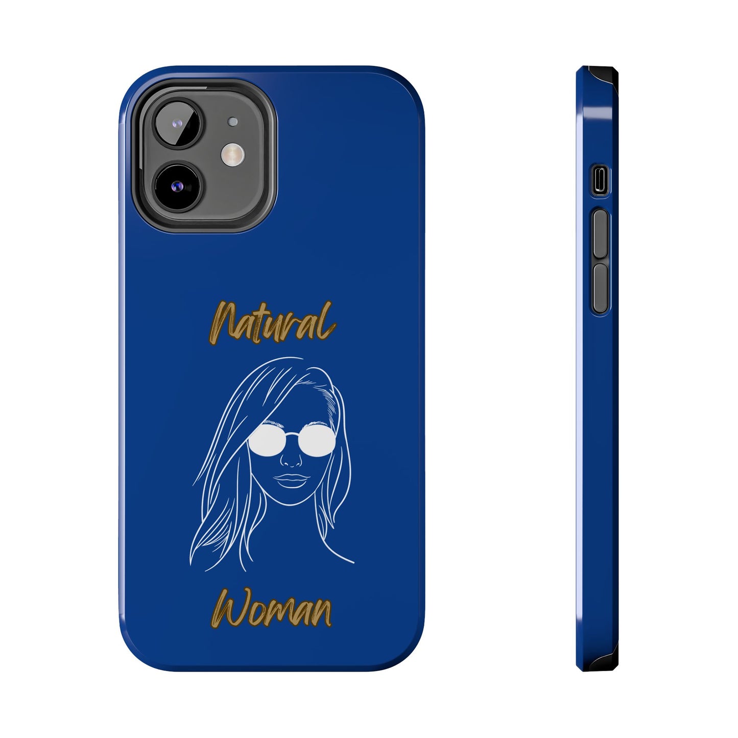 Natural Woman Shades (WL)Tough Phone Cases DARK BLUE