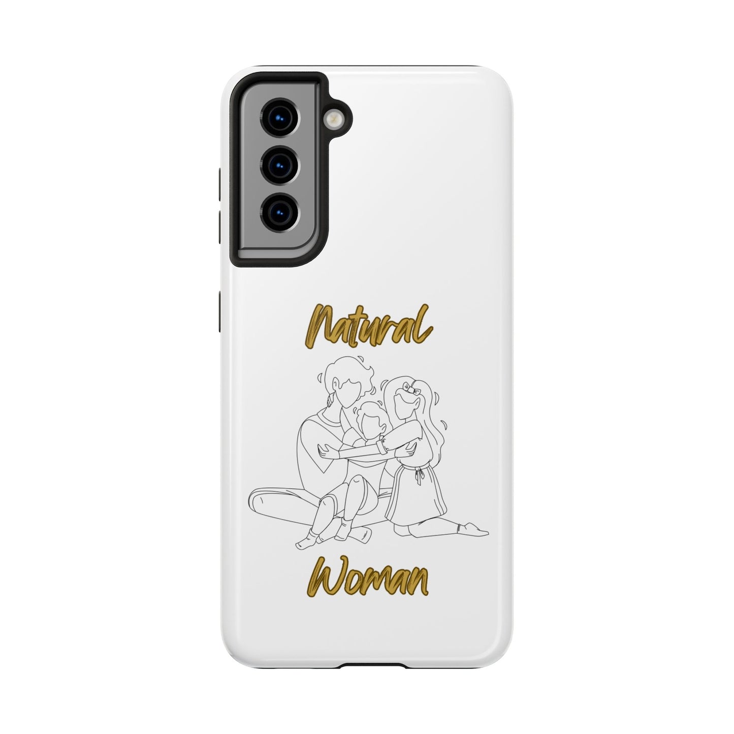 Natural Woman Bear Hugs (BL) Tough Phone Cases WHITE