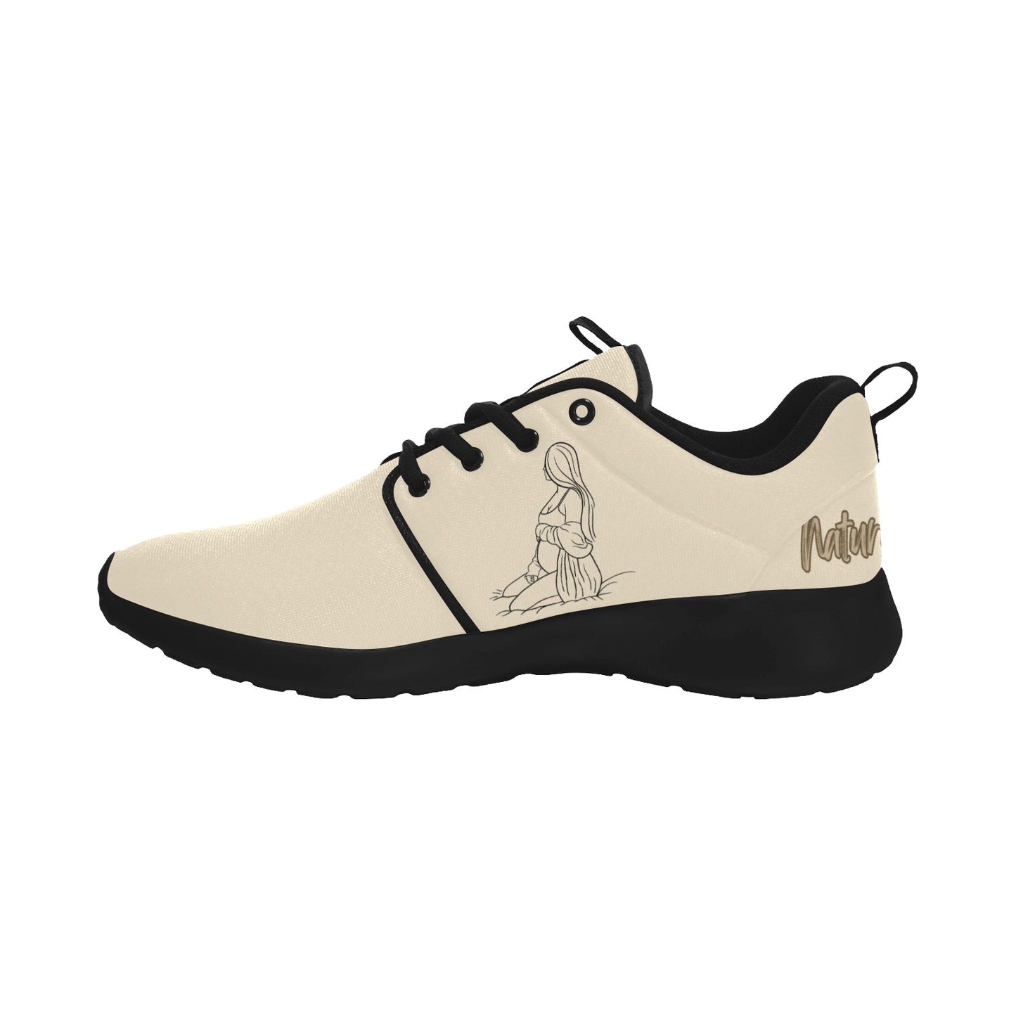 Natural Woman EXPECTING (BL) CREAM w/ Sole Sneakers