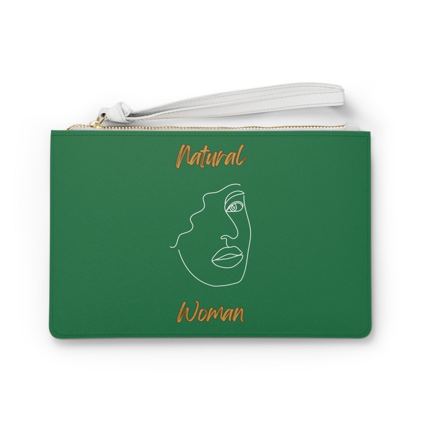 Natural Woman Peekaboo (WL) Clutch Bag DARK GREEN