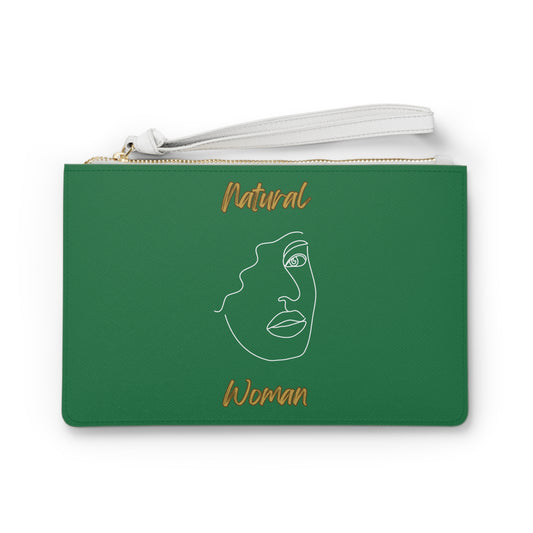 Natural Woman Peekaboo (WL) Clutch Bag DARK GREEN
