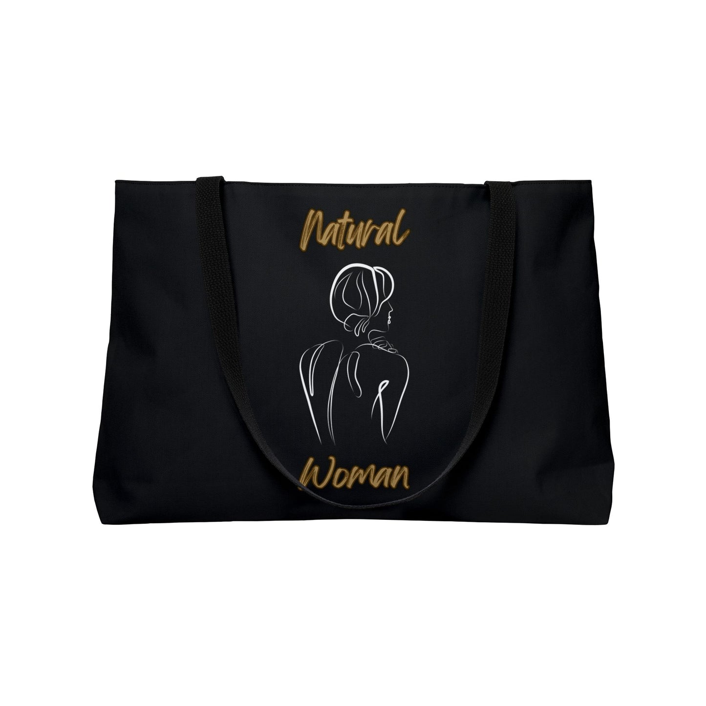 Natural Woman Back (WL) Weekender Tote Bag BLACK