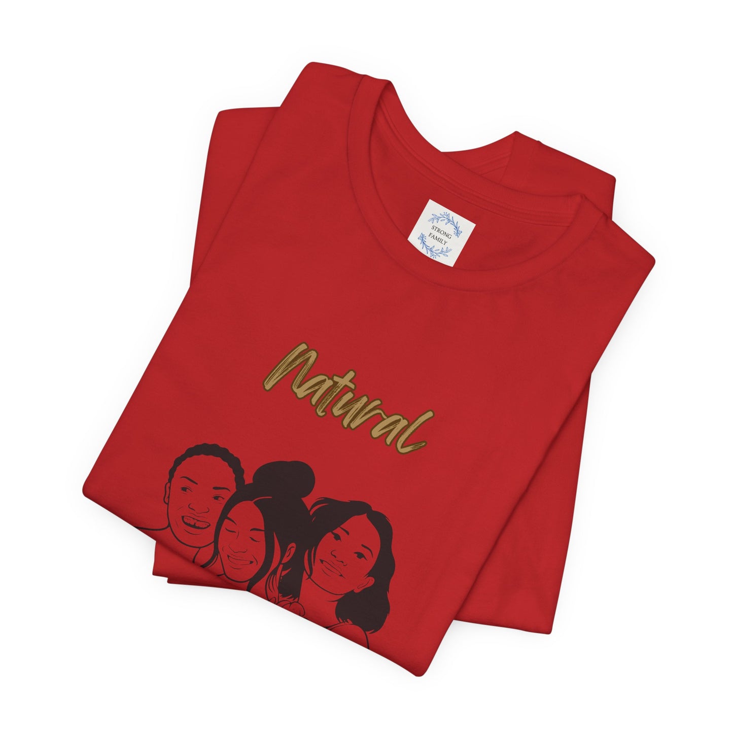 Natural Woman Laughing Friends (BL) Short Sleeve T-Shirt