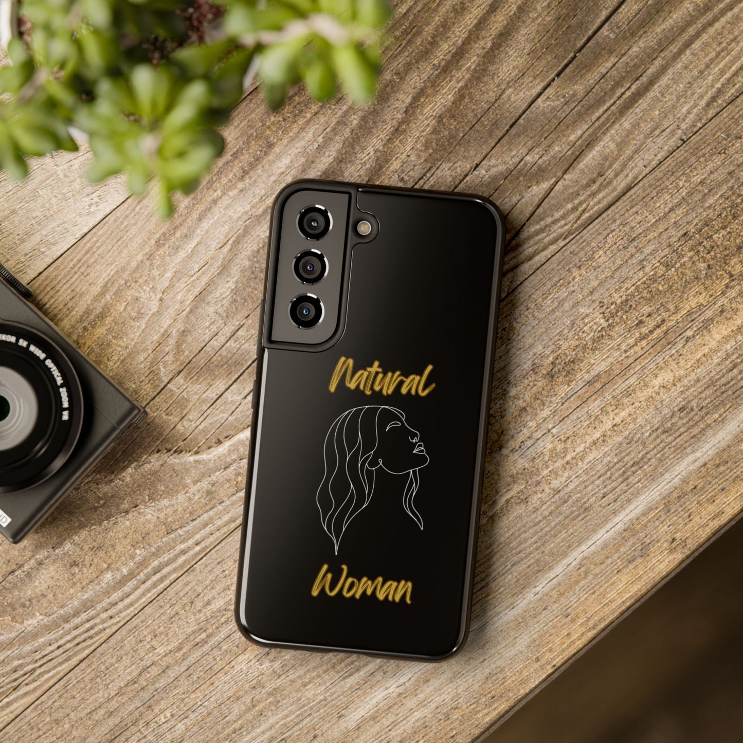 Natural Woman Breeze On Face (WL)Tough Phone Cases BLACK