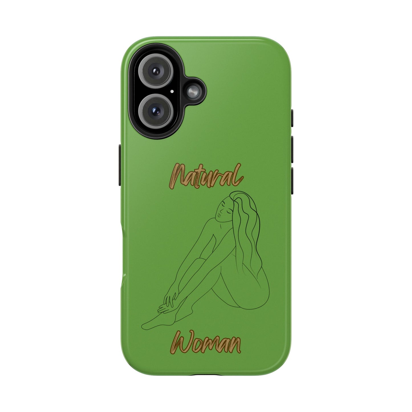 Natural Woman Beauty (BL) Tough Phone Cases GREEN