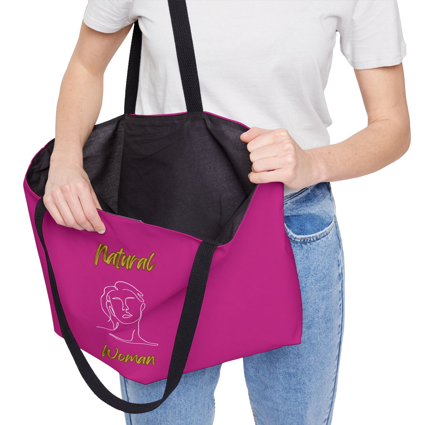 Natural Woman Hello (WL) Weekender Tote Bag PINK