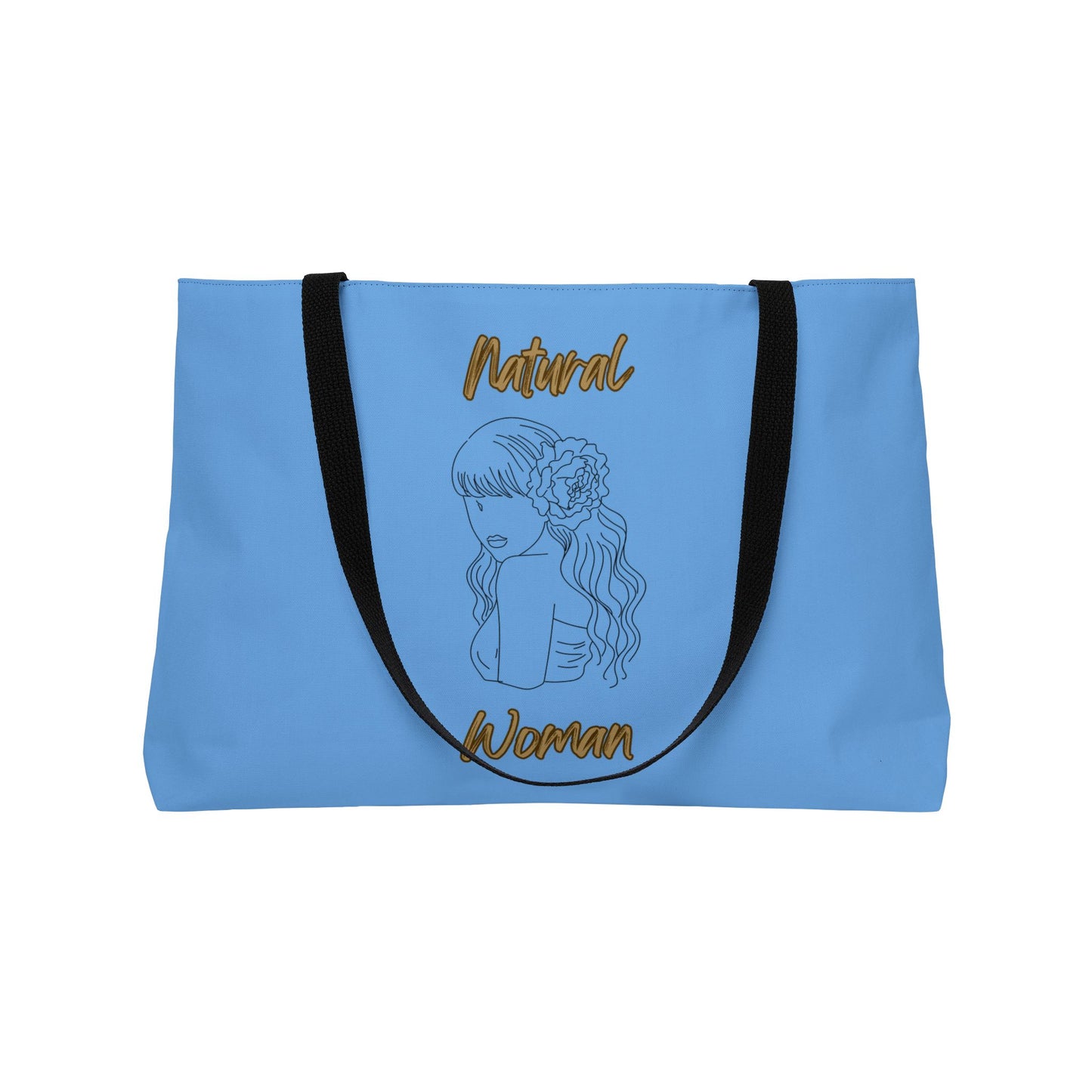 Natural Woman Newness (BL) Weekender Tote Bag LIGHT BLUE
